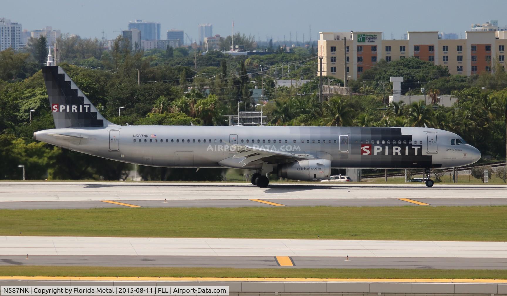 N587NK, 2005 Airbus A321-231 C/N 2476, Spirit