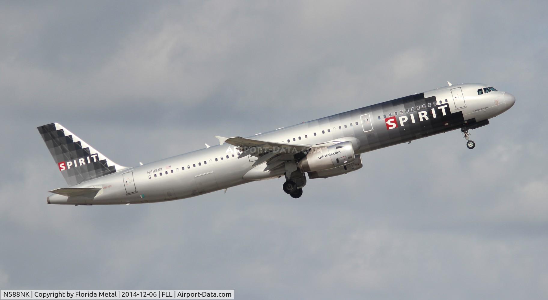 N588NK, 2005 Airbus A321-231 C/N 2590, Spirit