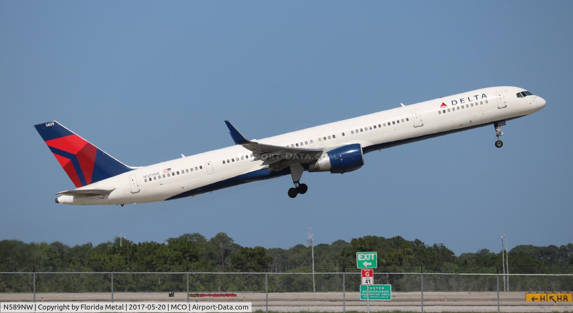 N589NW, 2003 Boeing 757-351 C/N 32989, Delta