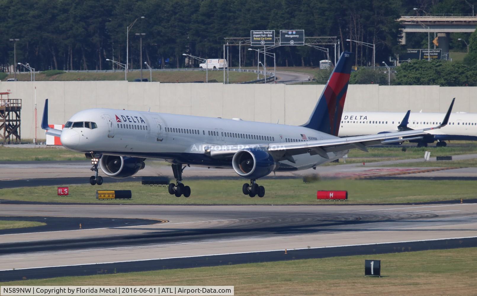 N589NW, 2003 Boeing 757-351 C/N 32989, Delta