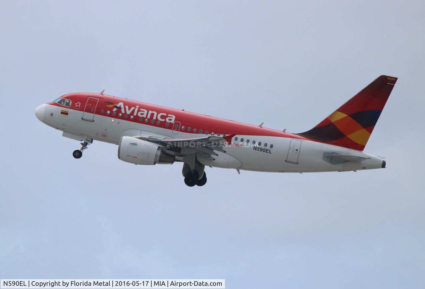 N590EL, 2004 Airbus A318-111 C/N 2328, Avianca