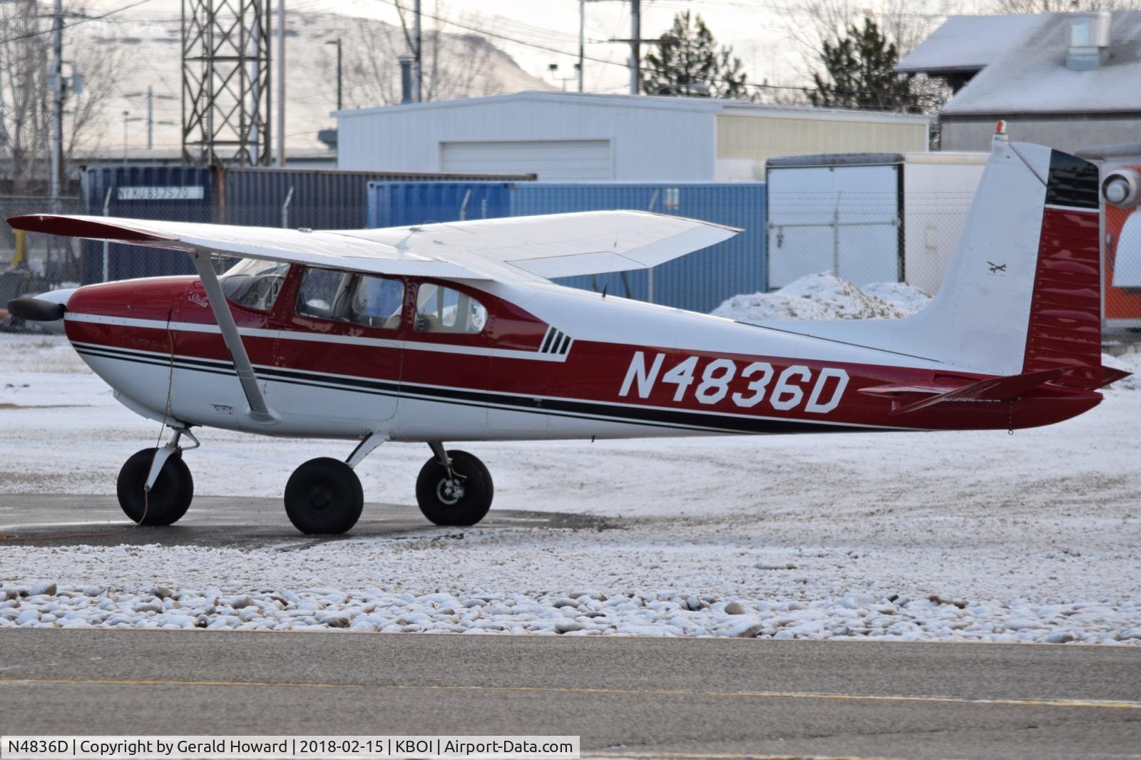 N4836D, 1958 Cessna 182A Skylane C/N 34936, Parked at Aviation Air.