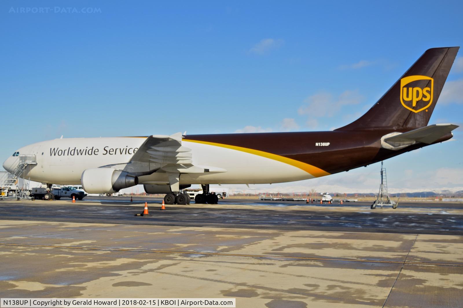 N138UP, 2001 Airbus A300F4-622R(F) C/N 0821, Parked on the UPS ramp.