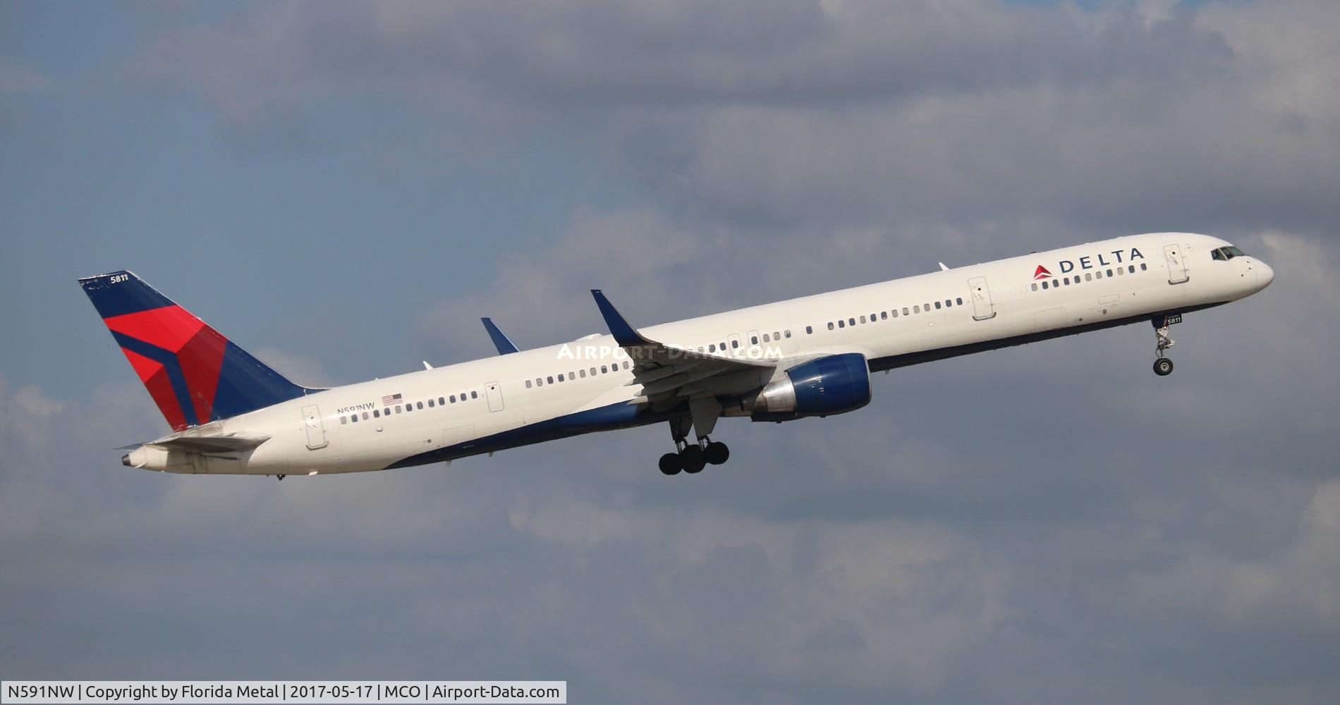 N591NW, 2003 Boeing 757-351 C/N 32991, Delta