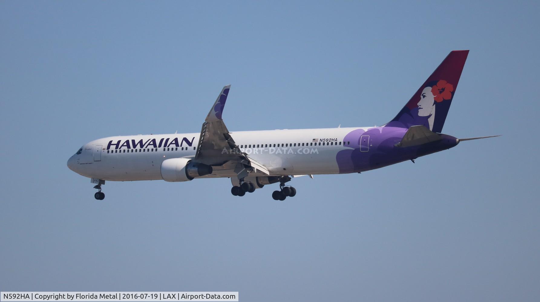 N592HA, 2002 Boeing 767-3CB C/N 33468, Hawaiian