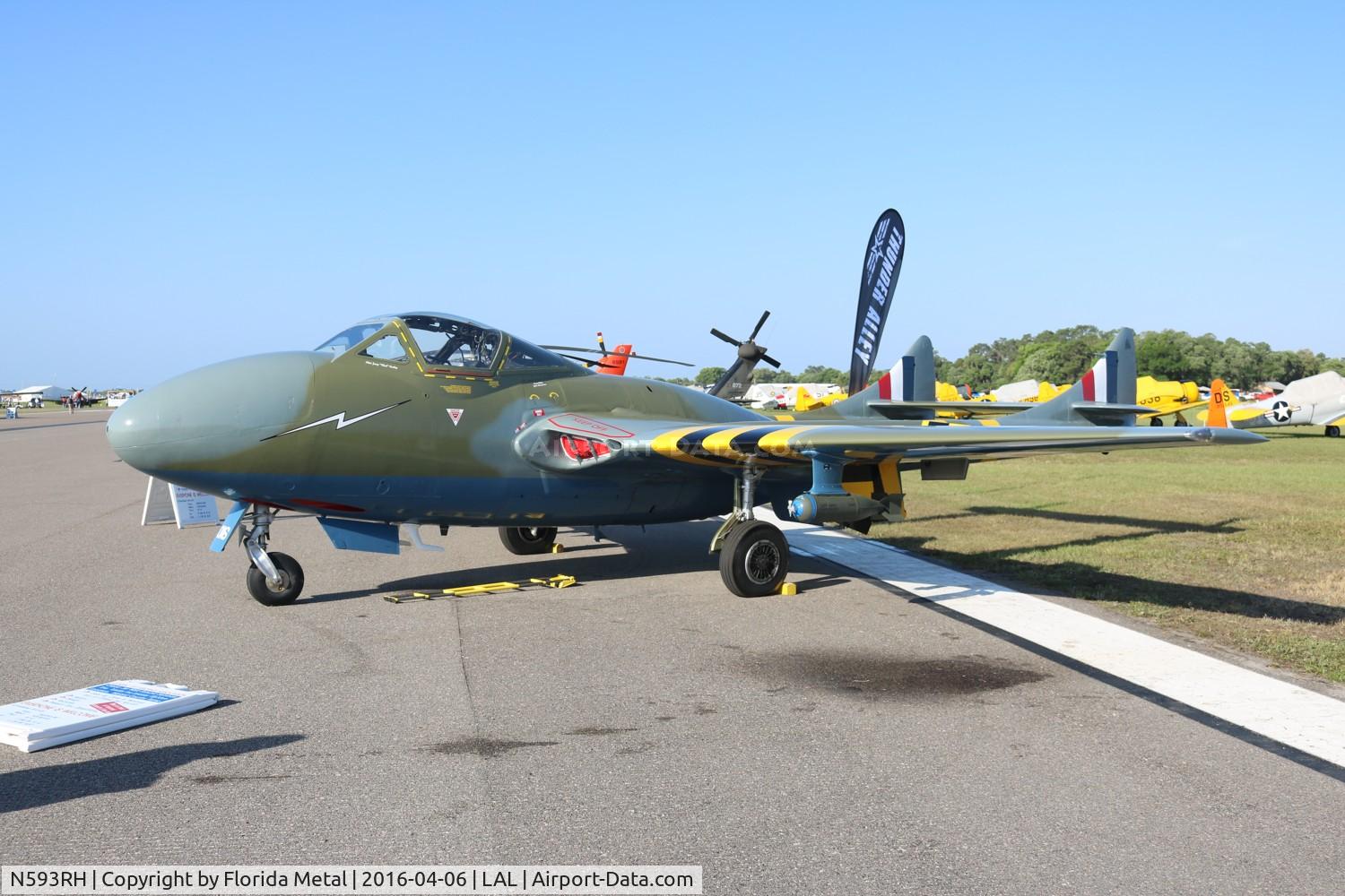 N593RH, 1959 De Havilland DH-115 Vampire T.55 C/N 986, Vampire