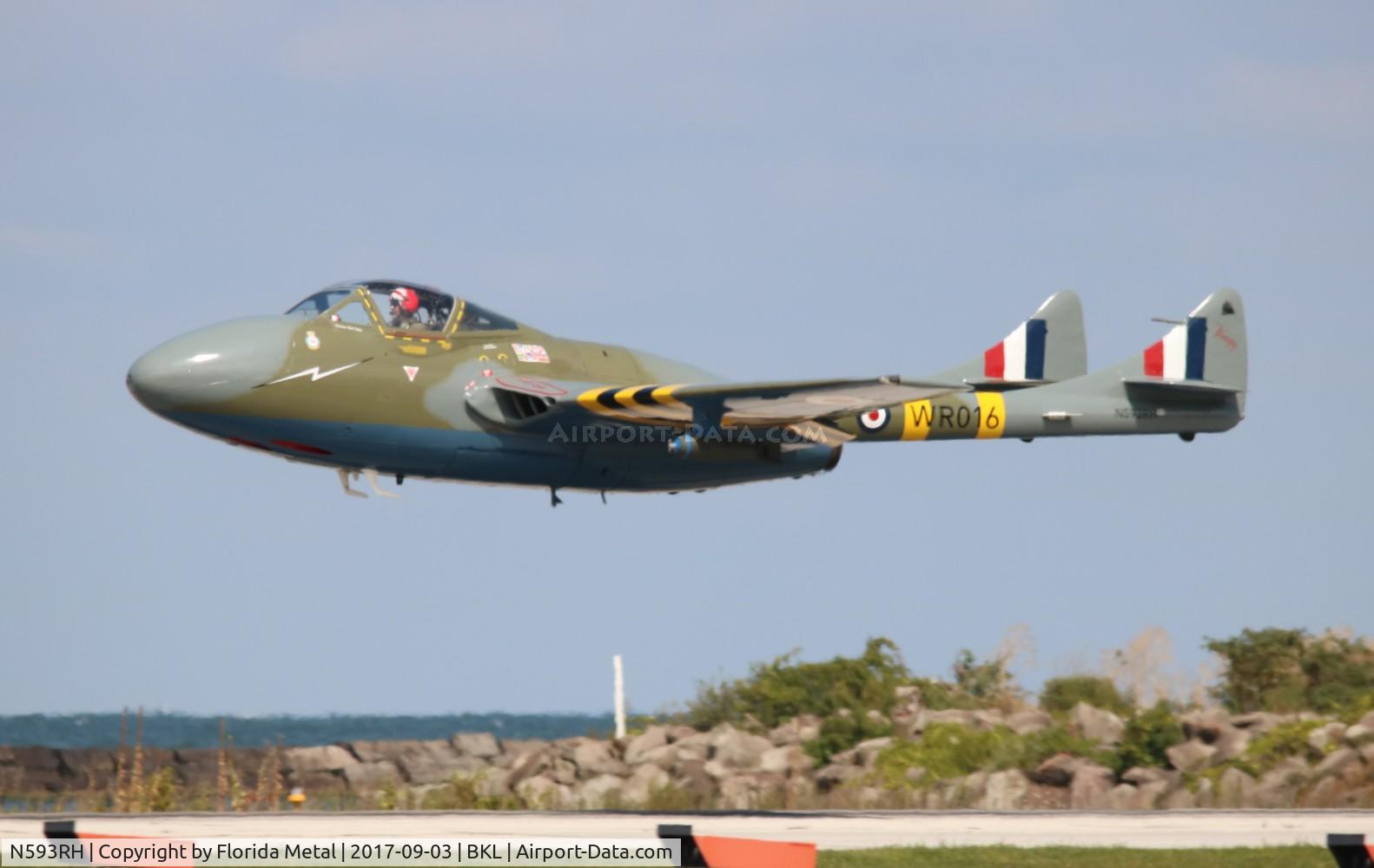 N593RH, 1959 De Havilland DH-115 Vampire T.55 C/N 986, Vampire
