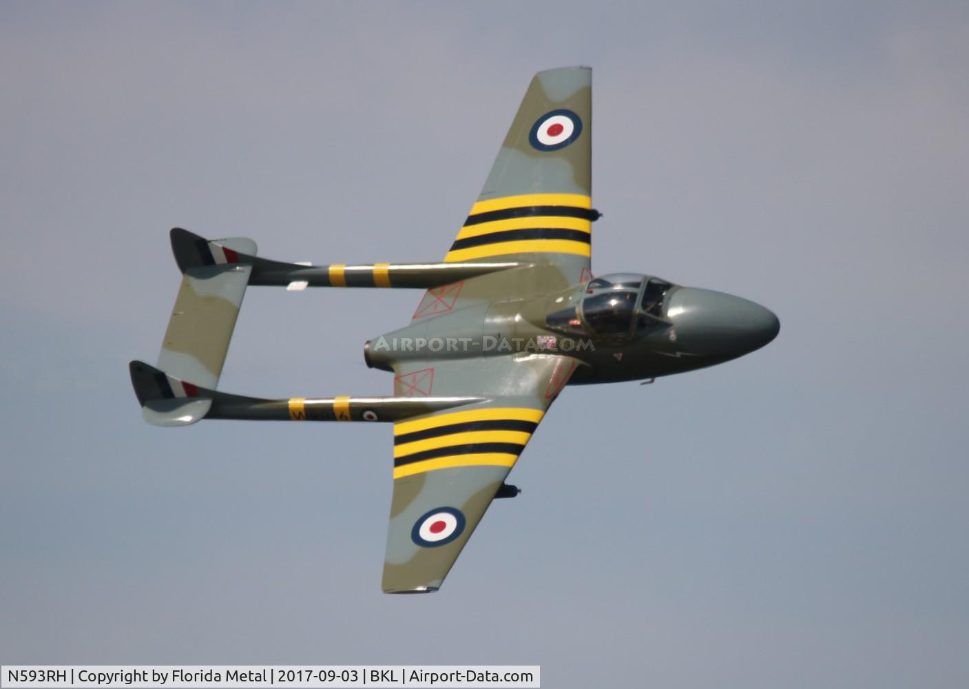 N593RH, 1959 De Havilland DH-115 Vampire T.55 C/N 986, Vampire
