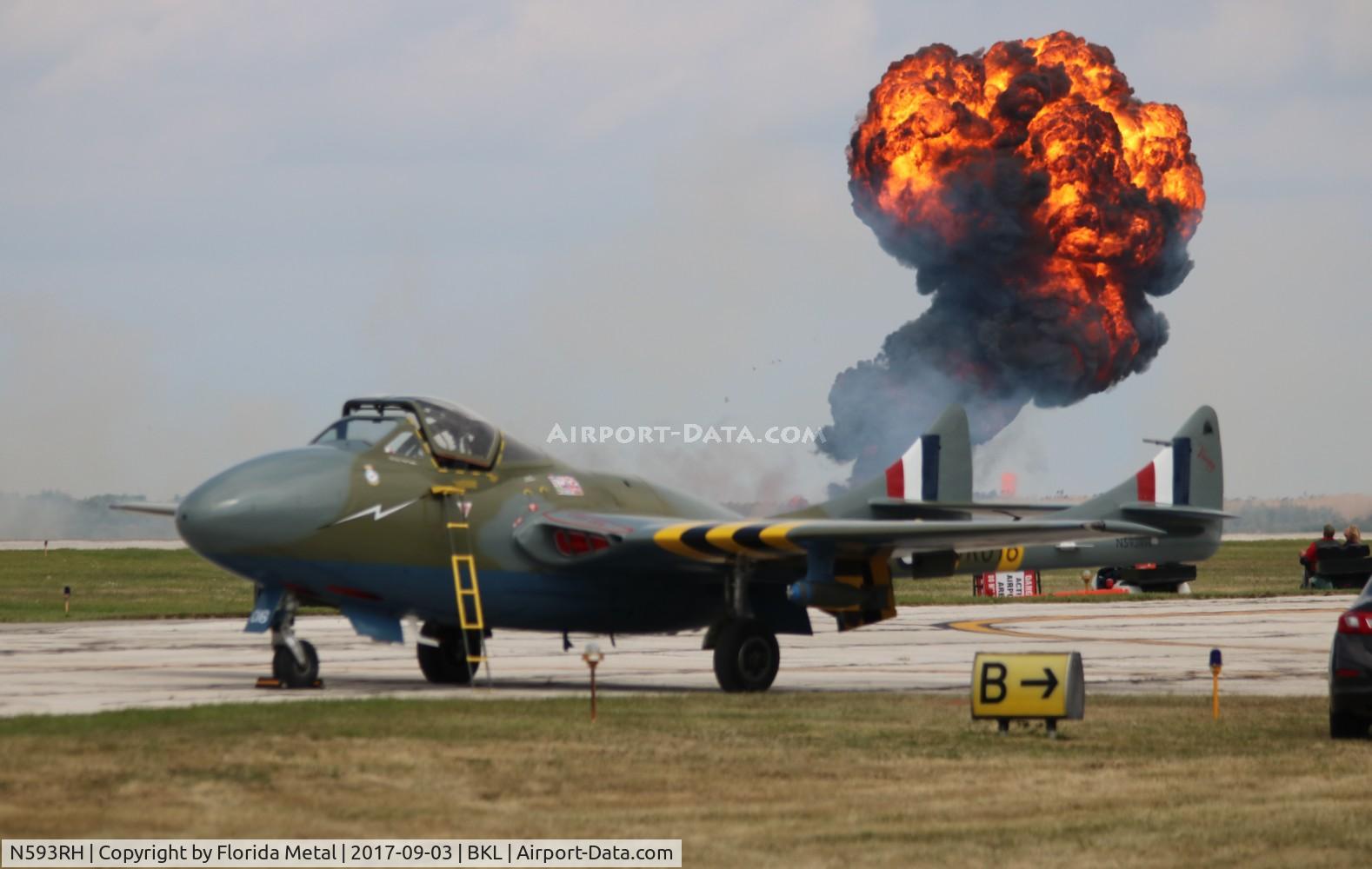 N593RH, 1959 De Havilland DH-115 Vampire T.55 C/N 986, Vampire