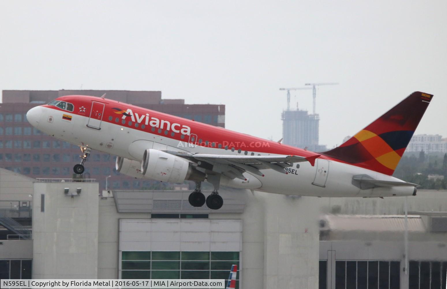 N595EL, 2005 Airbus A318-111 C/N 2394, Avianca