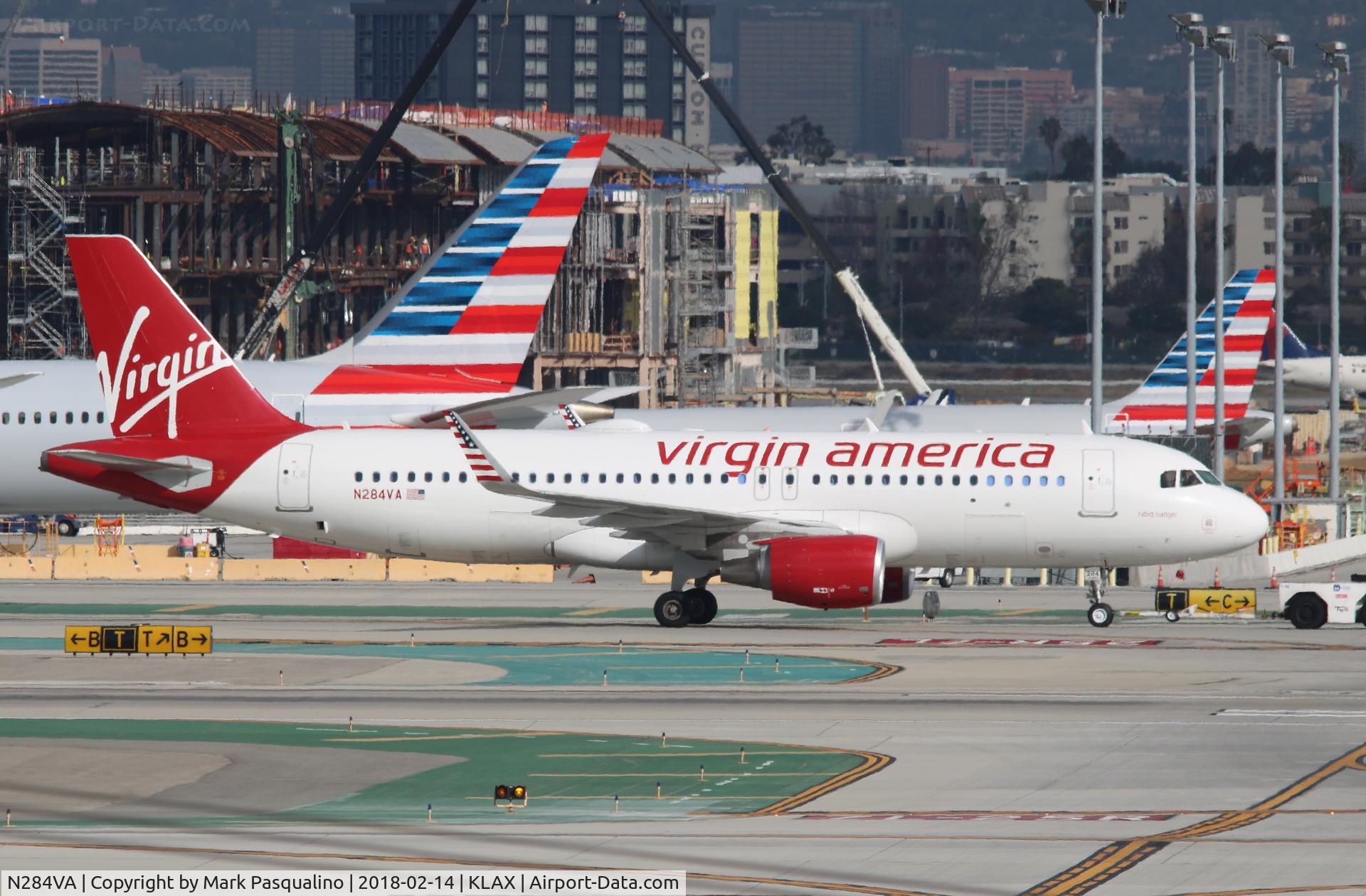 N284VA, 2015 Airbus A320-214 C/N 6835, Airbus A320