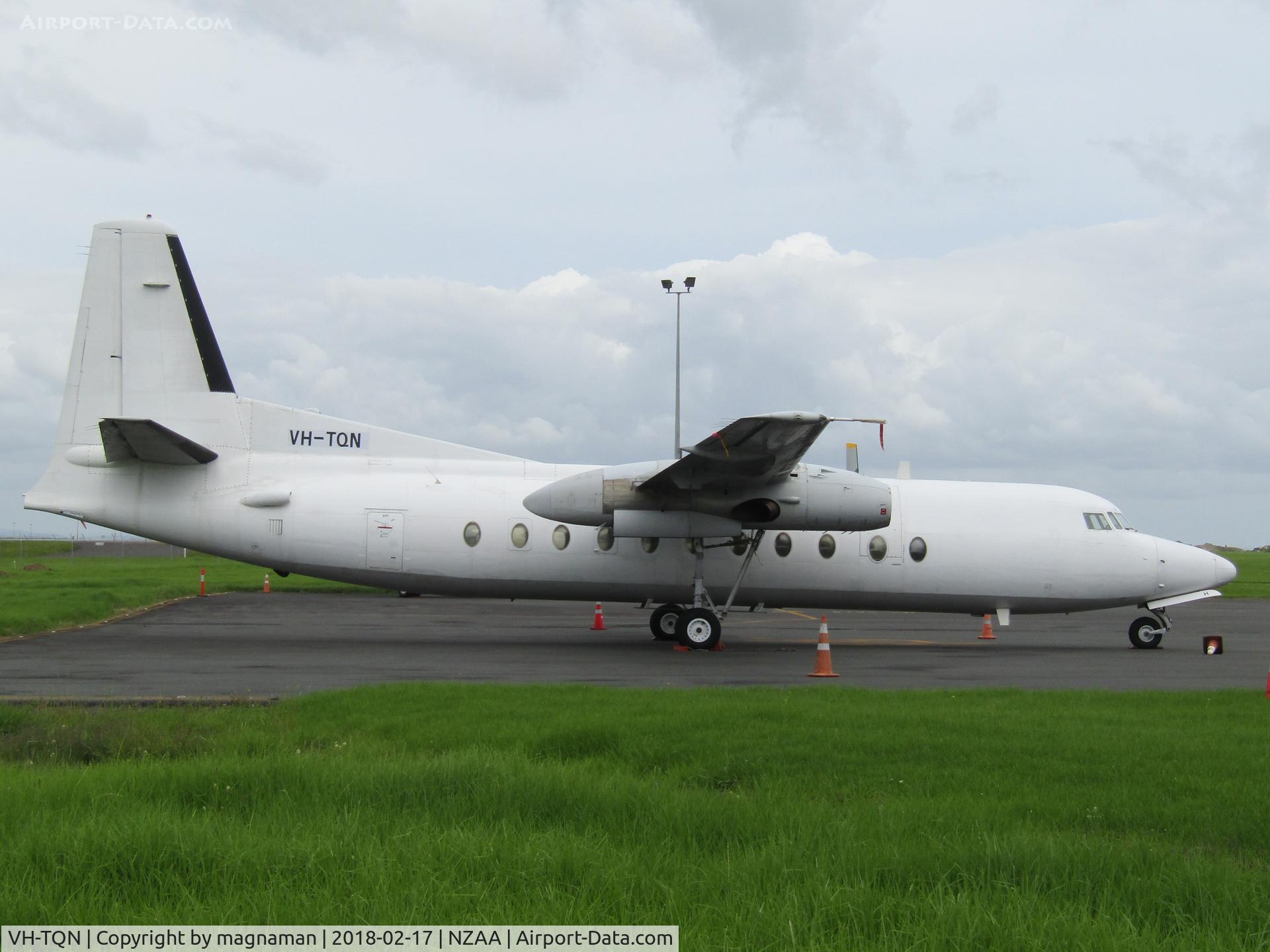 VH-TQN, Fokker F.27 Friendship C/N 10680, Ex ZK-POH - going to HARS museum near sydney