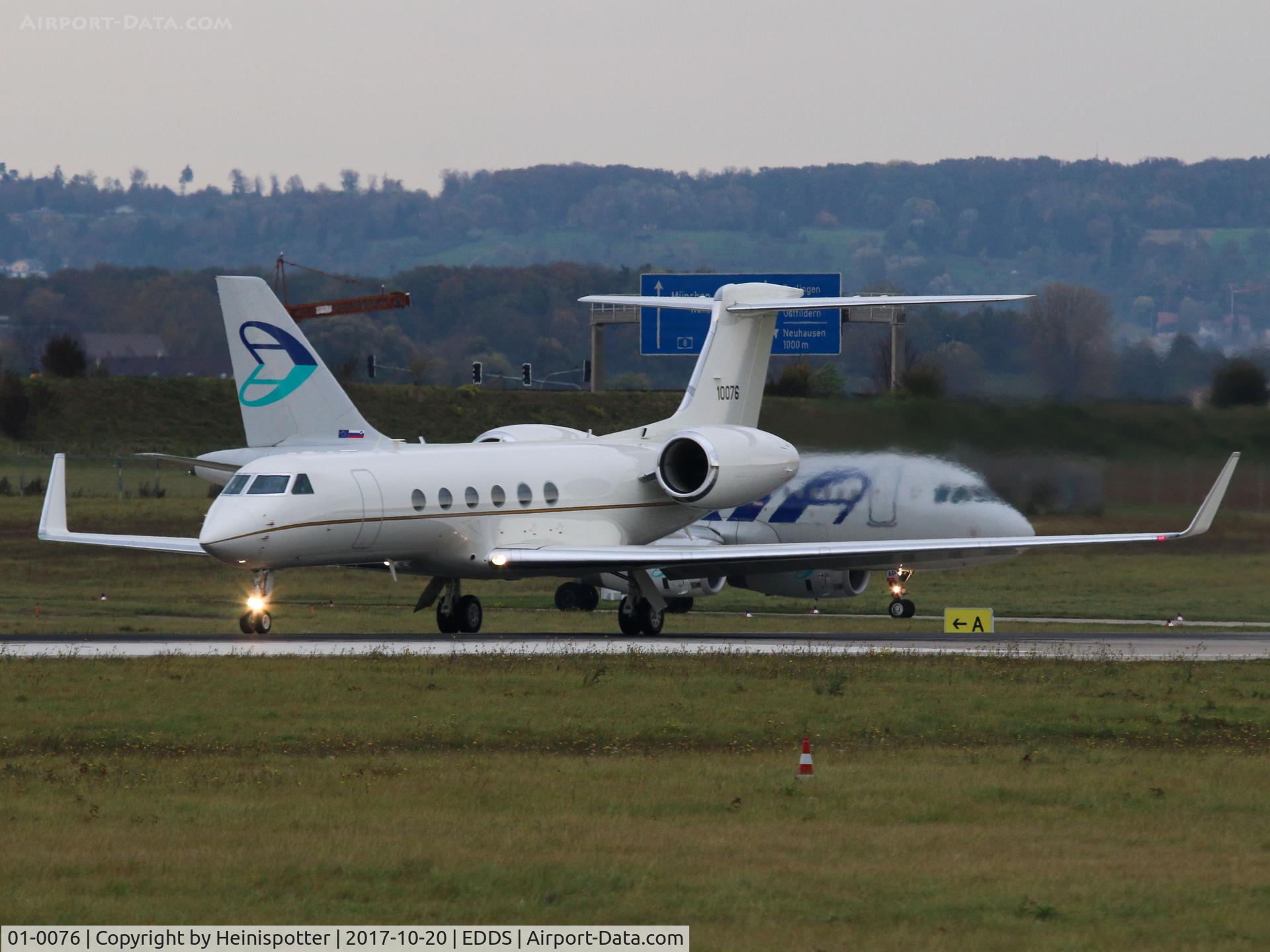 01-0076, 2001 Gulfstream Aerospace C-37A (G-V) C/N 645, 01-0076 at Stuttgart Airport.