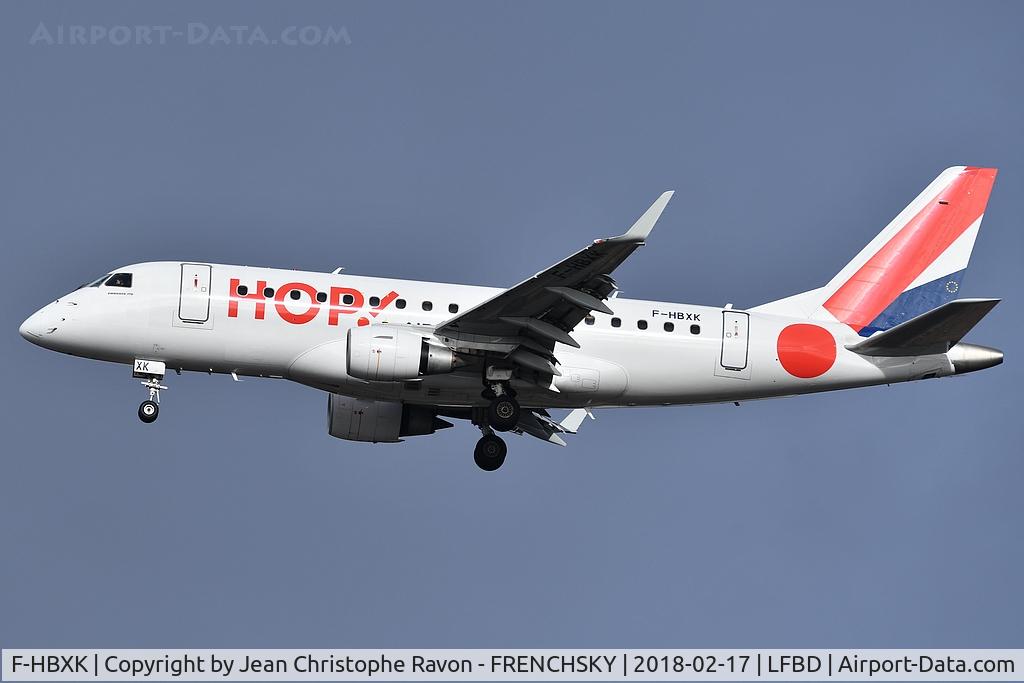 F-HBXK, 2004 Embraer 170LR (ERJ-170-100LR) C/N 17000008, A53251 from Lille (LIL)