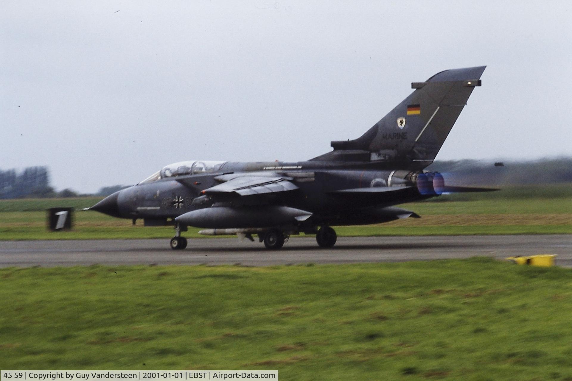 45 59, Panavia Tornado IDS C/N 653/GS207/4259, German MFG Tornado take-off @ EBST