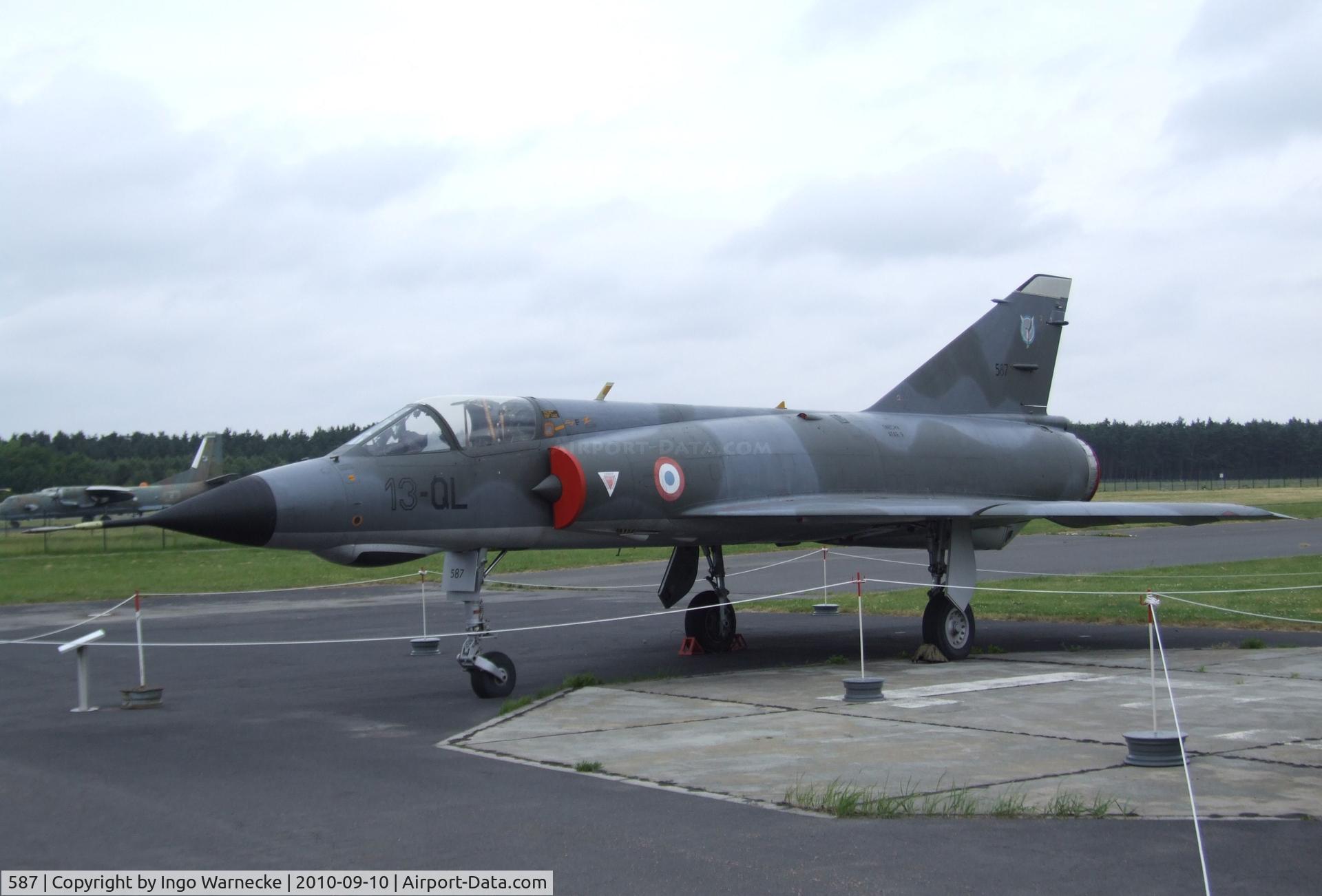 587, Dassault Mirage IIIE C/N 587, Dassault Mirage III E at the Luftwaffenmuseum, Berlin-Gatow