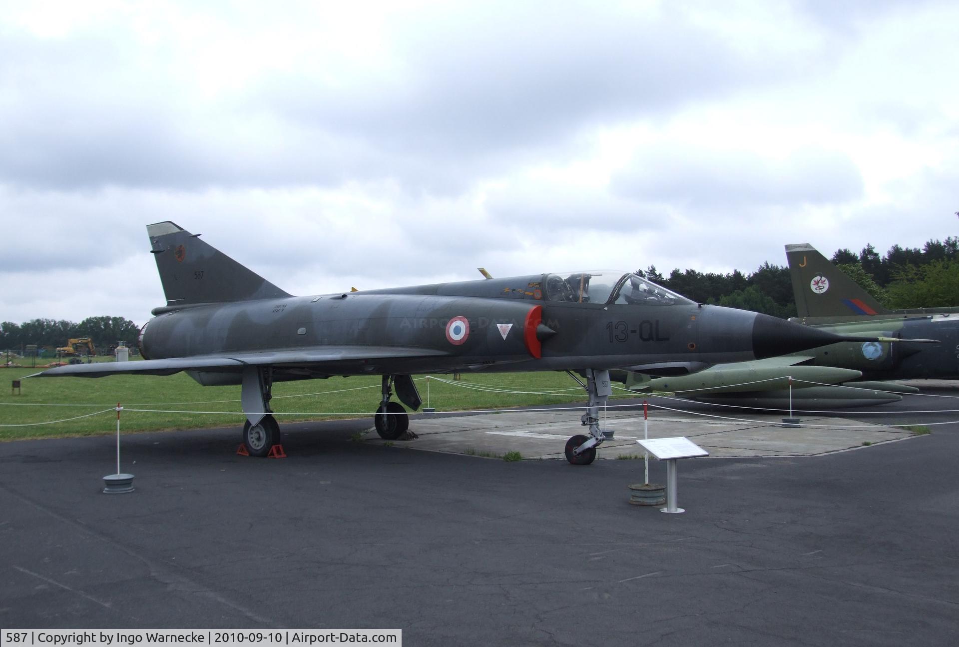 587, Dassault Mirage IIIE C/N 587, Dassault Mirage III E at the Luftwaffenmuseum, Berlin-Gatow