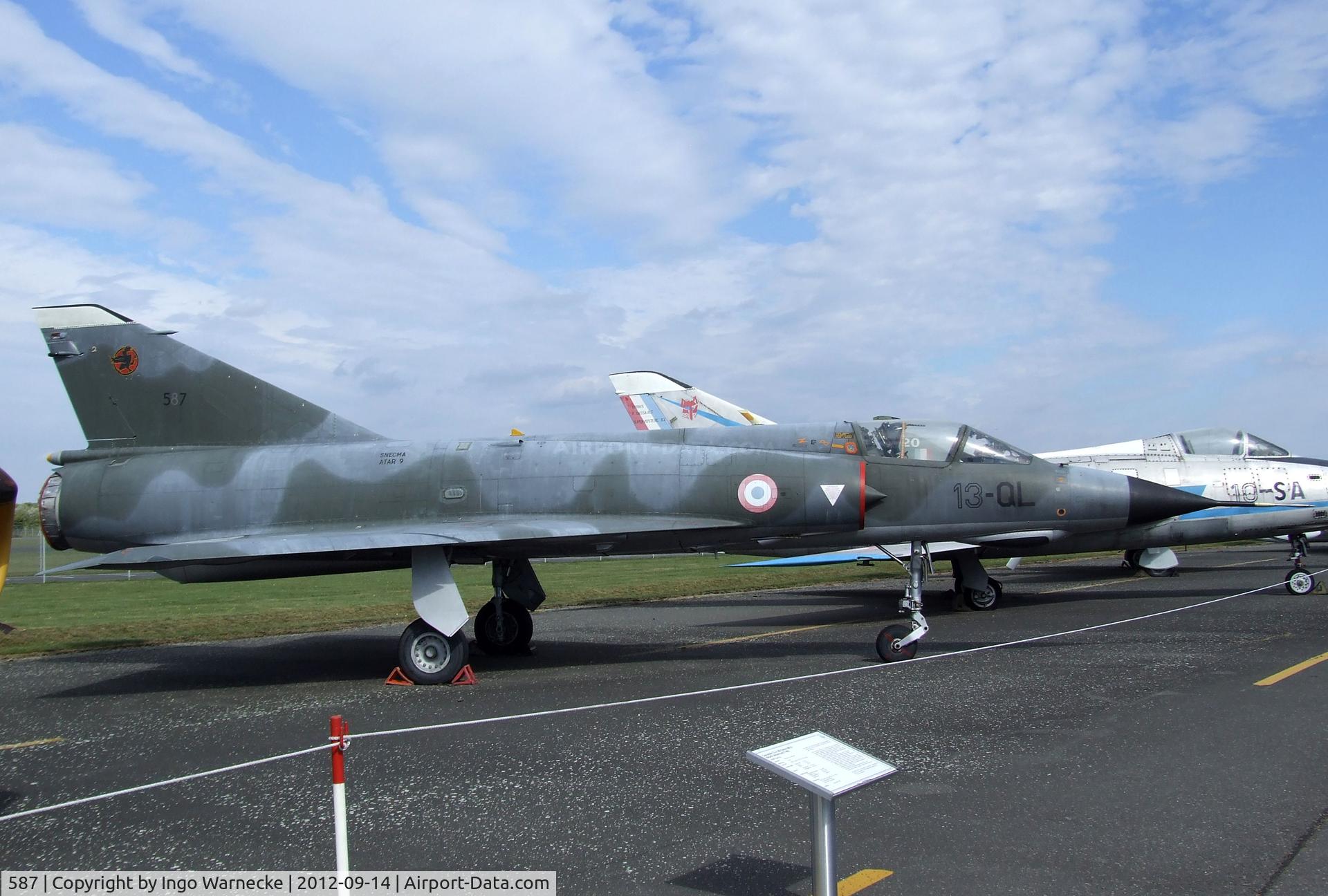 587, Dassault Mirage IIIE C/N 587, Dassault Mirage III E at the Luftwaffenmuseum, Berlin-Gatow