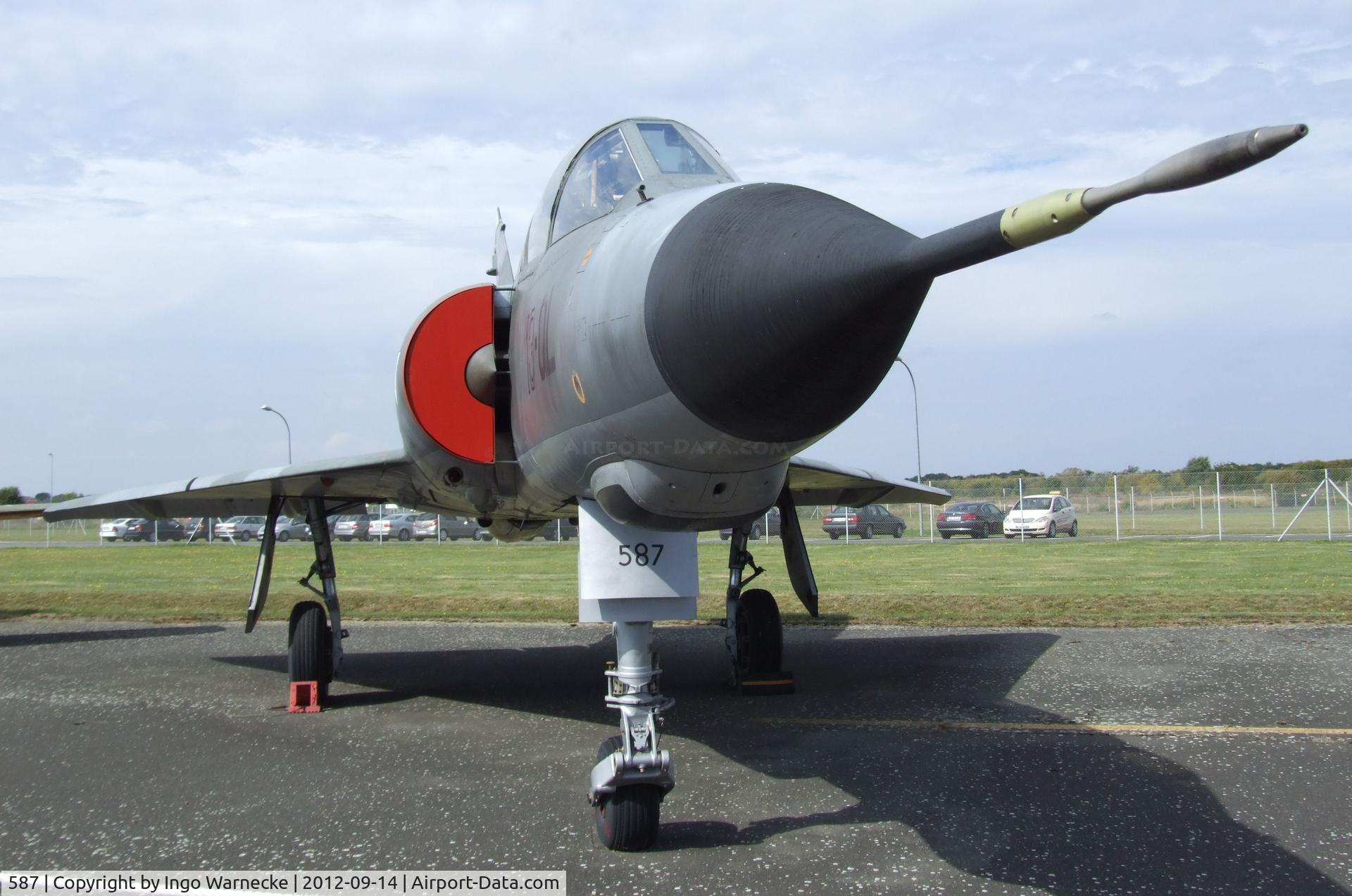 587, Dassault Mirage IIIE C/N 587, Dassault Mirage III E at the Luftwaffenmuseum, Berlin-Gatow