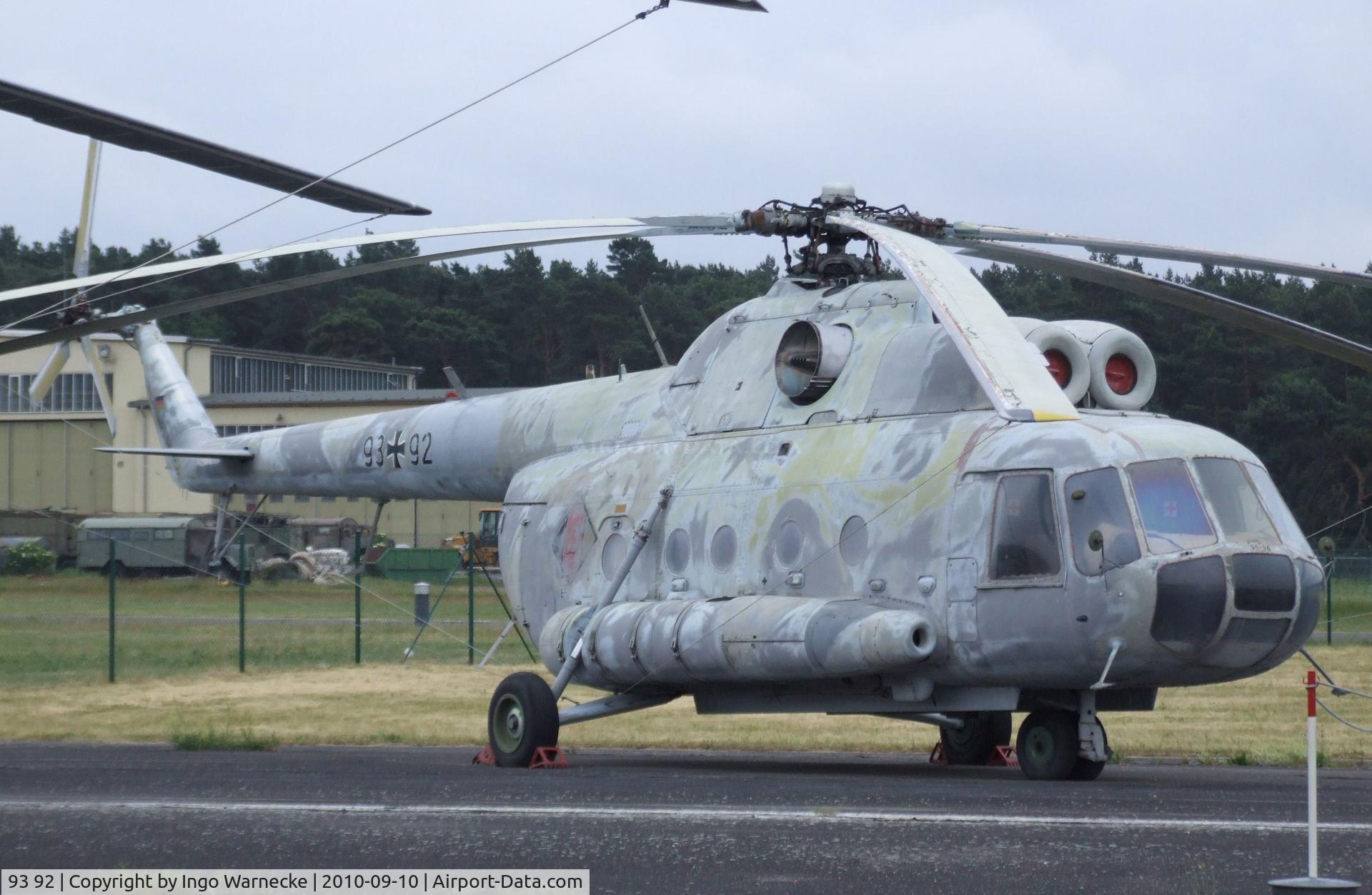 93 92, 1983 Mil Mi-9 C/N 340006, Mil Mi-9 (Mi-8IV) HIP-G at the Luftwaffenmuseum, Berlin-Gatow
