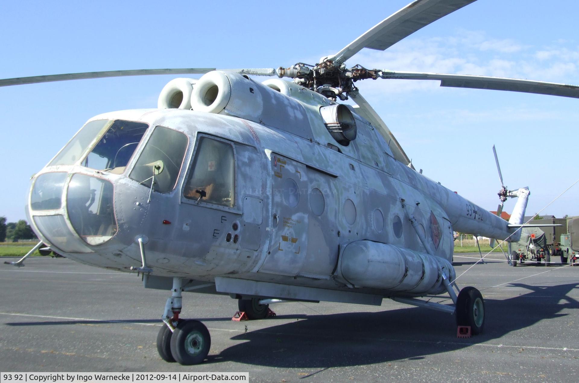 93 92, 1983 Mil Mi-9 C/N 340006, Mil Mi-9 (Mi-8IV) HIP-G at the Luftwaffenmuseum, Berlin-Gatow