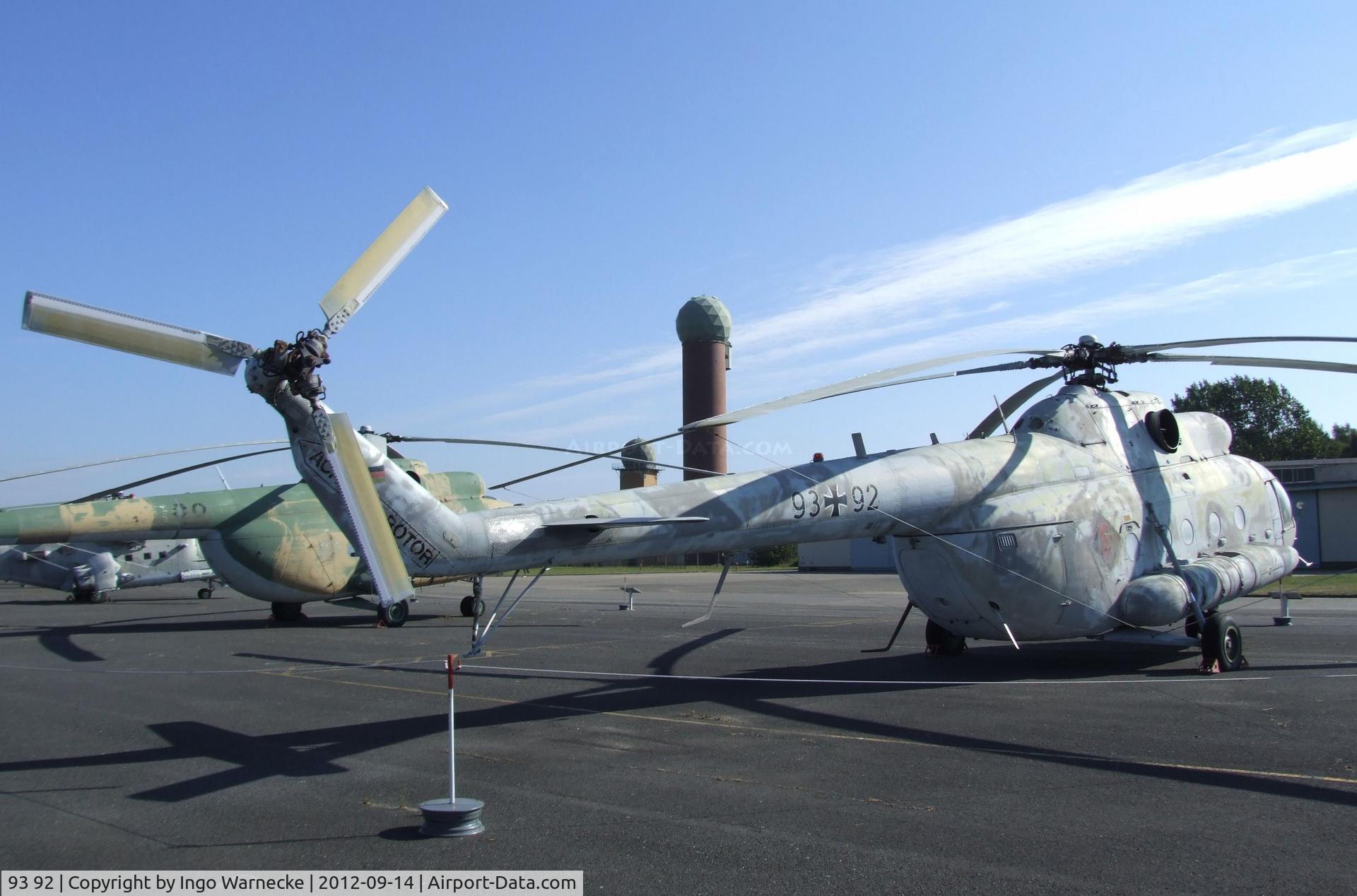 93 92, 1983 Mil Mi-9 C/N 340006, Mil Mi-9 (Mi-8IV) HIP-G at the Luftwaffenmuseum, Berlin-Gatow