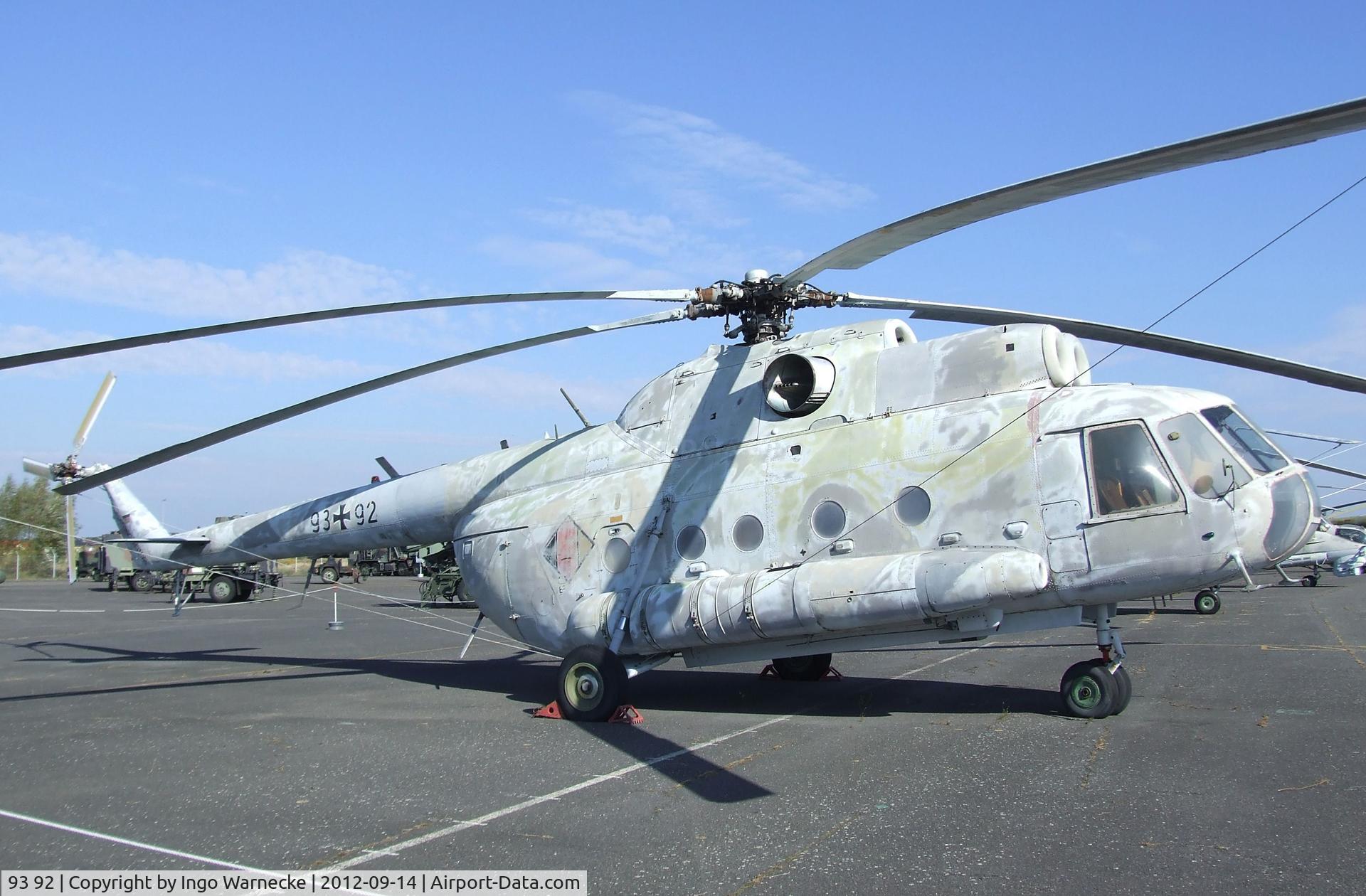 93 92, 1983 Mil Mi-9 C/N 340006, Mil Mi-9 (Mi-8IV) HIP-G at the Luftwaffenmuseum, Berlin-Gatow