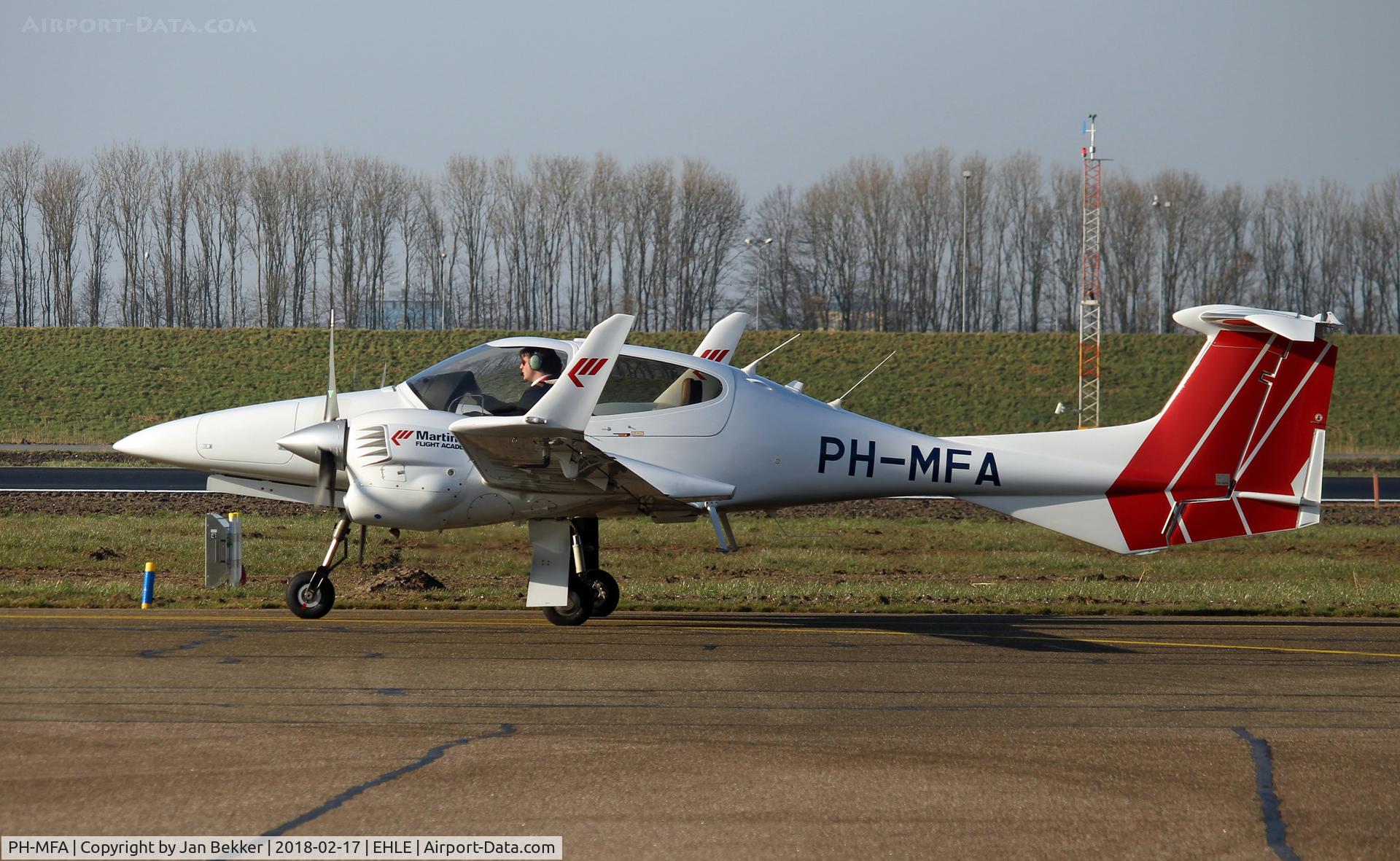 PH-MFA, Diamond DA-42NG Twin Star C/N 42.N009, Martinair Flight Academy at Lelystad Airport