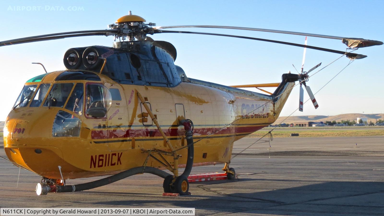 N611CK, 1961 Sikorsky SH-3H Sea King C/N 148966, Parked on the north GA ramp.
