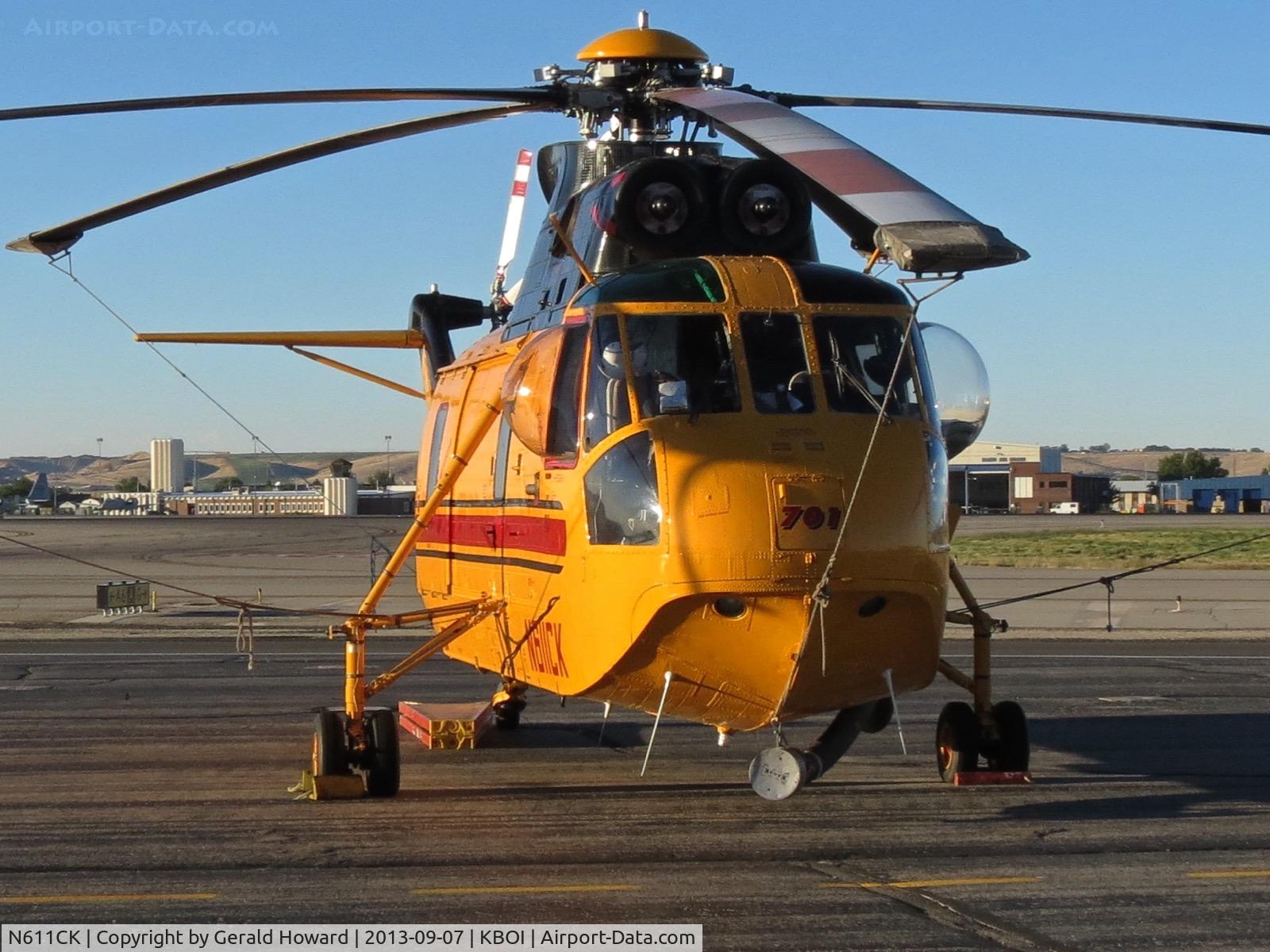 N611CK, 1961 Sikorsky SH-3H Sea King C/N 148966, Parked on the north GA ramp.