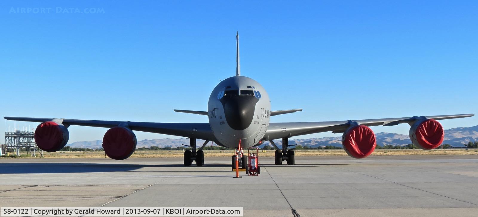 58-0122, 1958 Boeing KC-135R Stratotanker C/N 17867, 190th ARW, Kansas ANG.