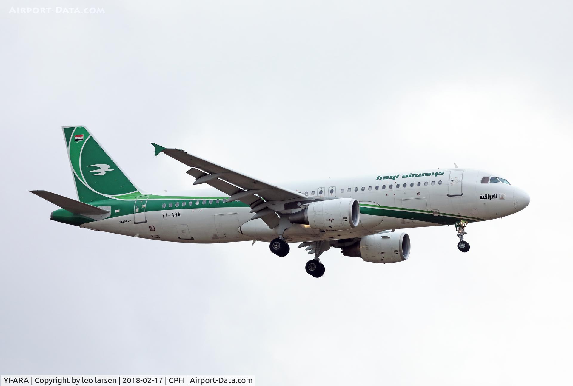 YI-ARA, 2012 Airbus A320-214 C/N 5115, Copenhagen 17.2.2018