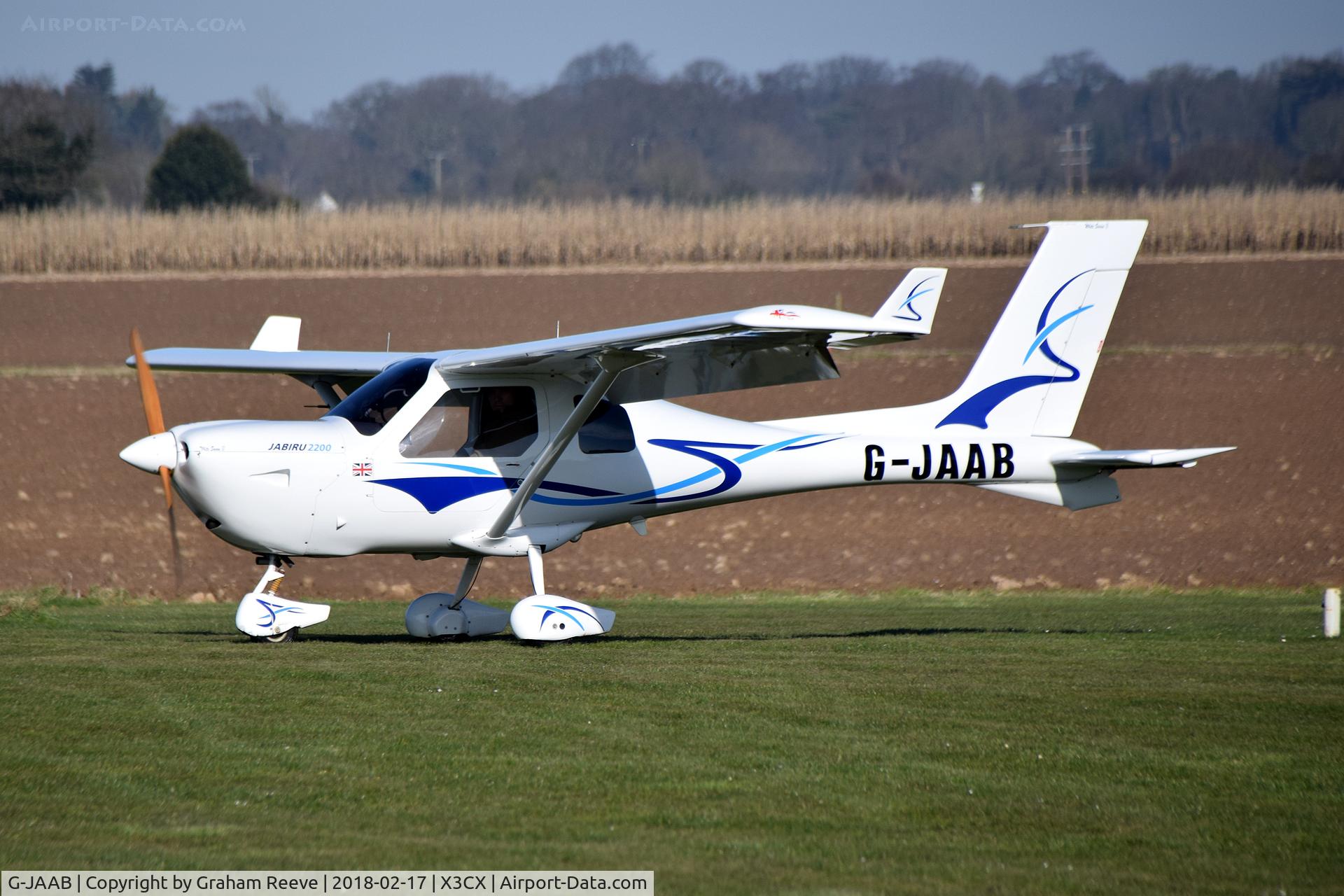 G-JAAB, 2006 Jabiru UL-D C/N 655, Just landed at Northrepps.