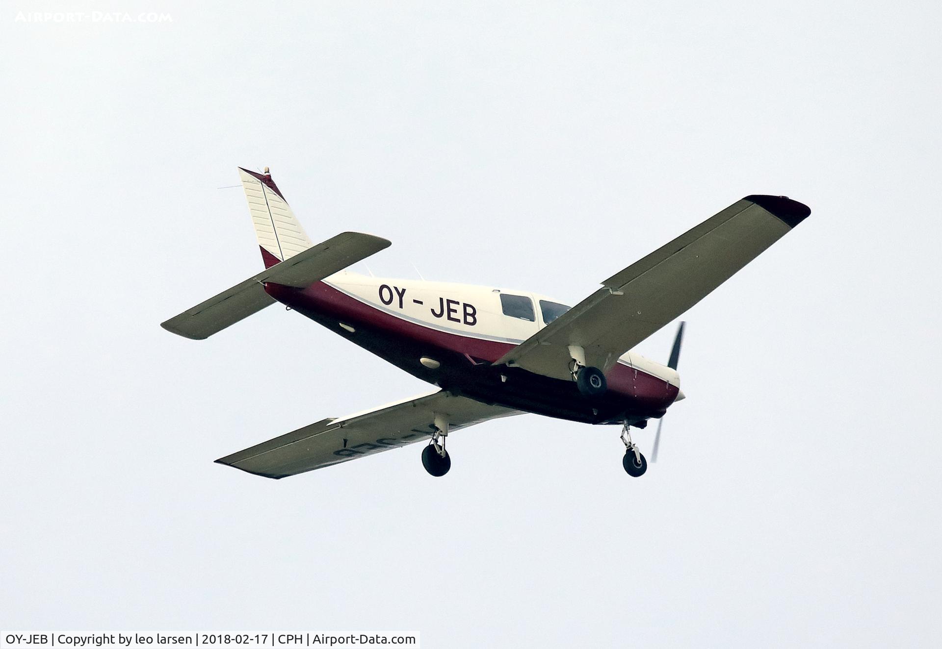 OY-JEB, 1989 Piper PA-28-161 Cadet C/N 2841098, Copenhagen 17.2.2018