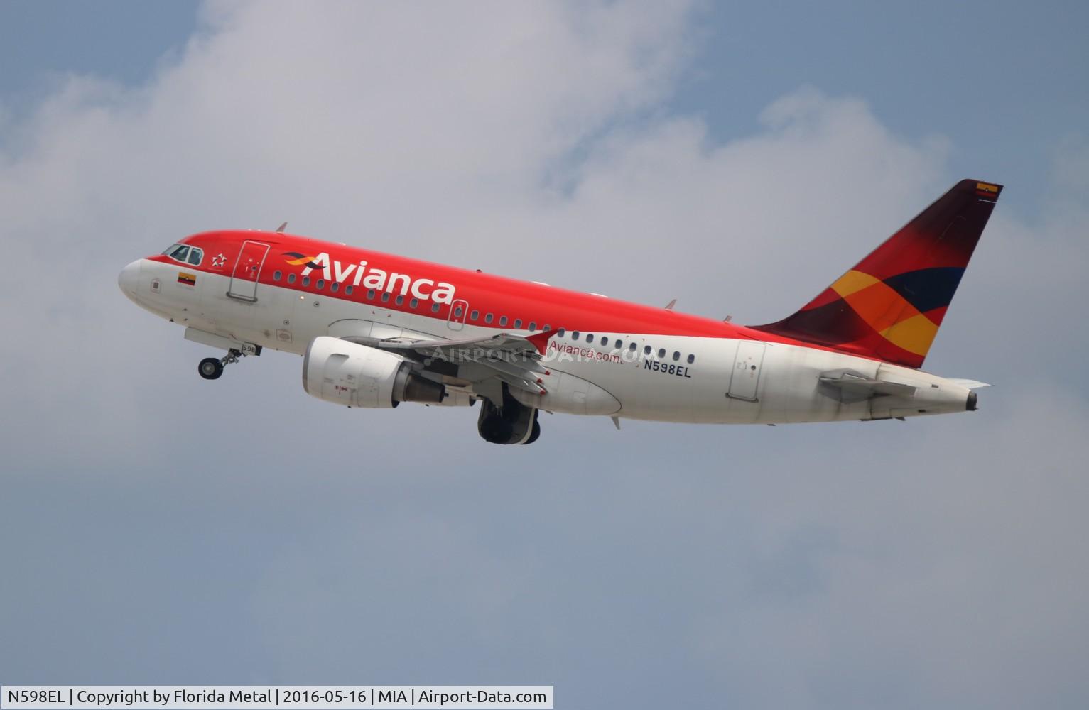 N598EL, 2005 Airbus A318-111 C/N 2552, Avianca