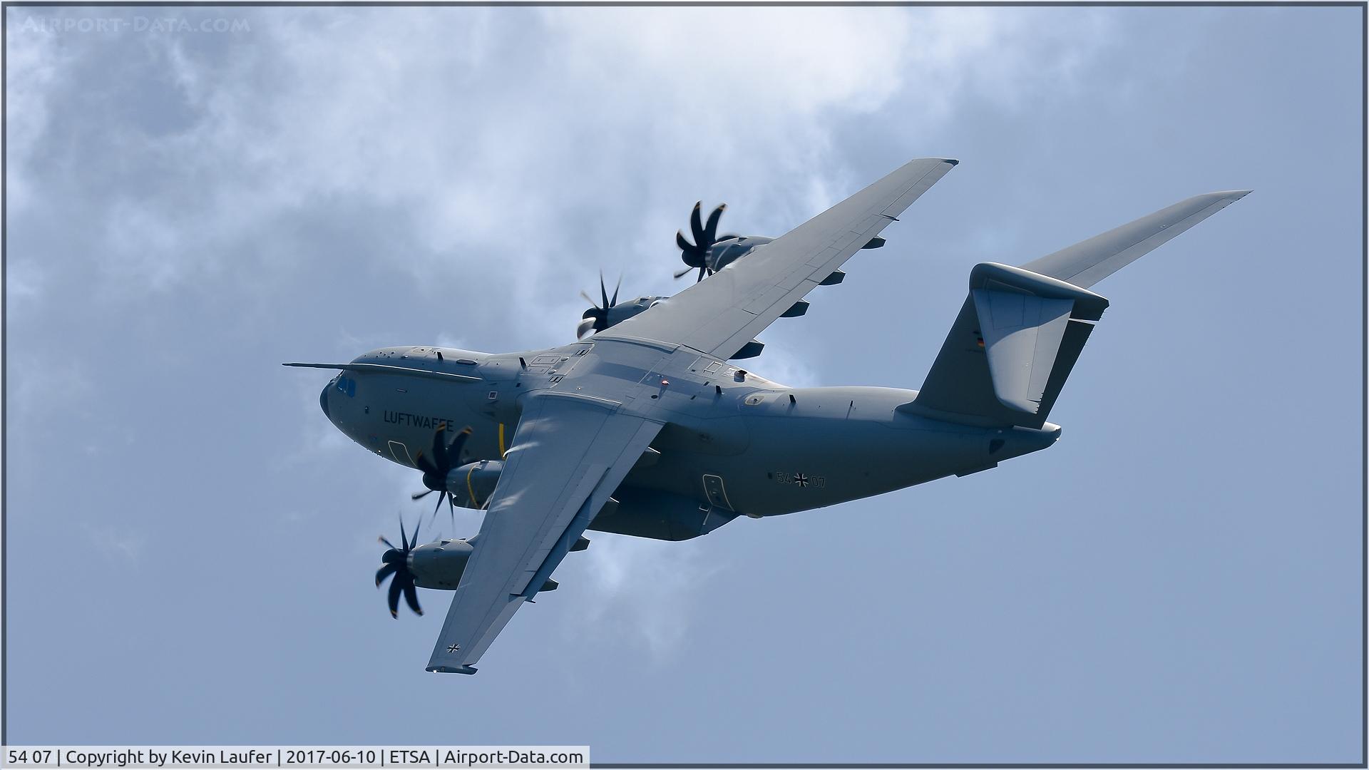 54 07, 2016 Airbus A400M-180 C/N 043, At Tag der Bundeswehr Penzing 2017
