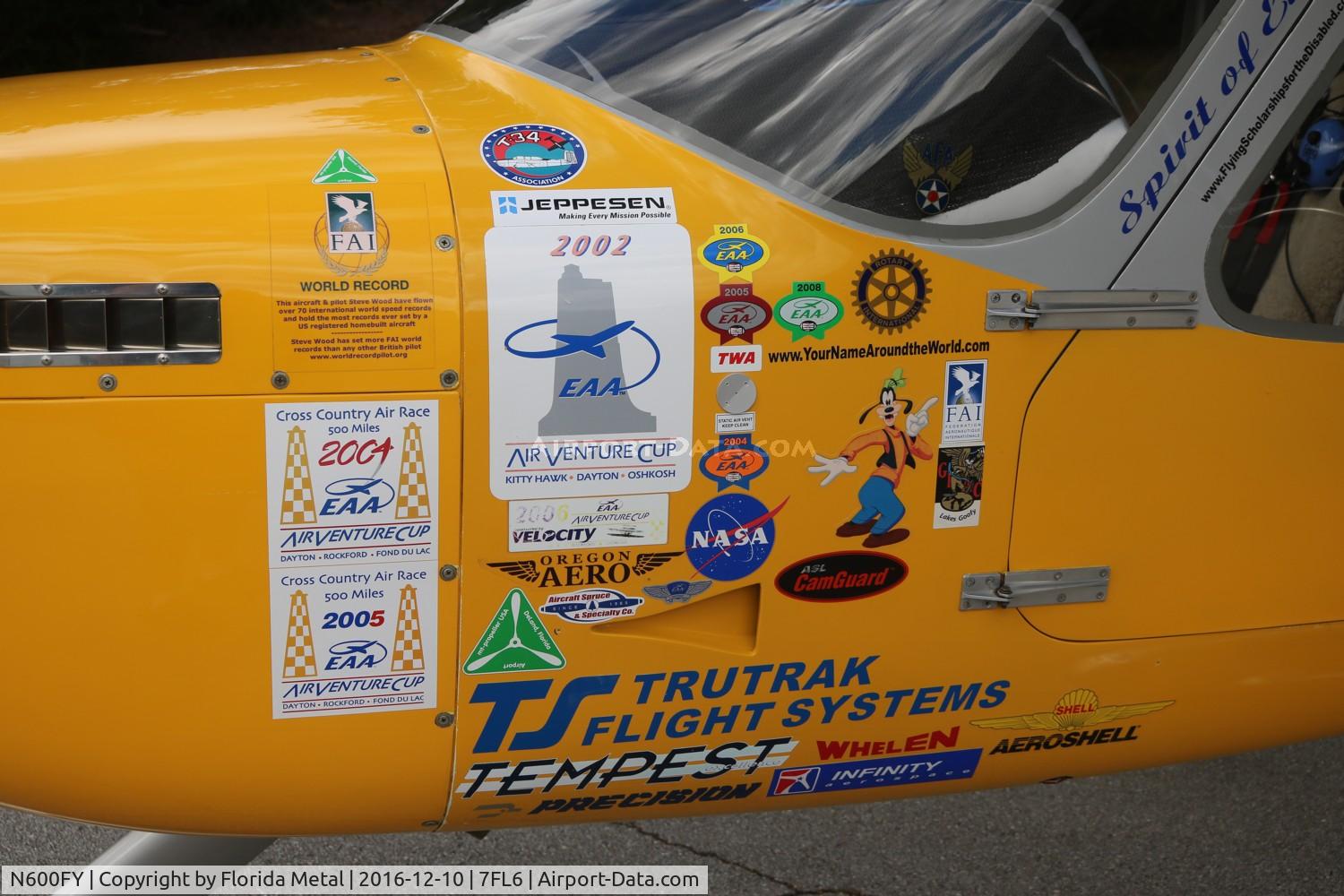 N600FY, 2003 Stoddard-Hamilton GlaStar C/N 5376, Goofy