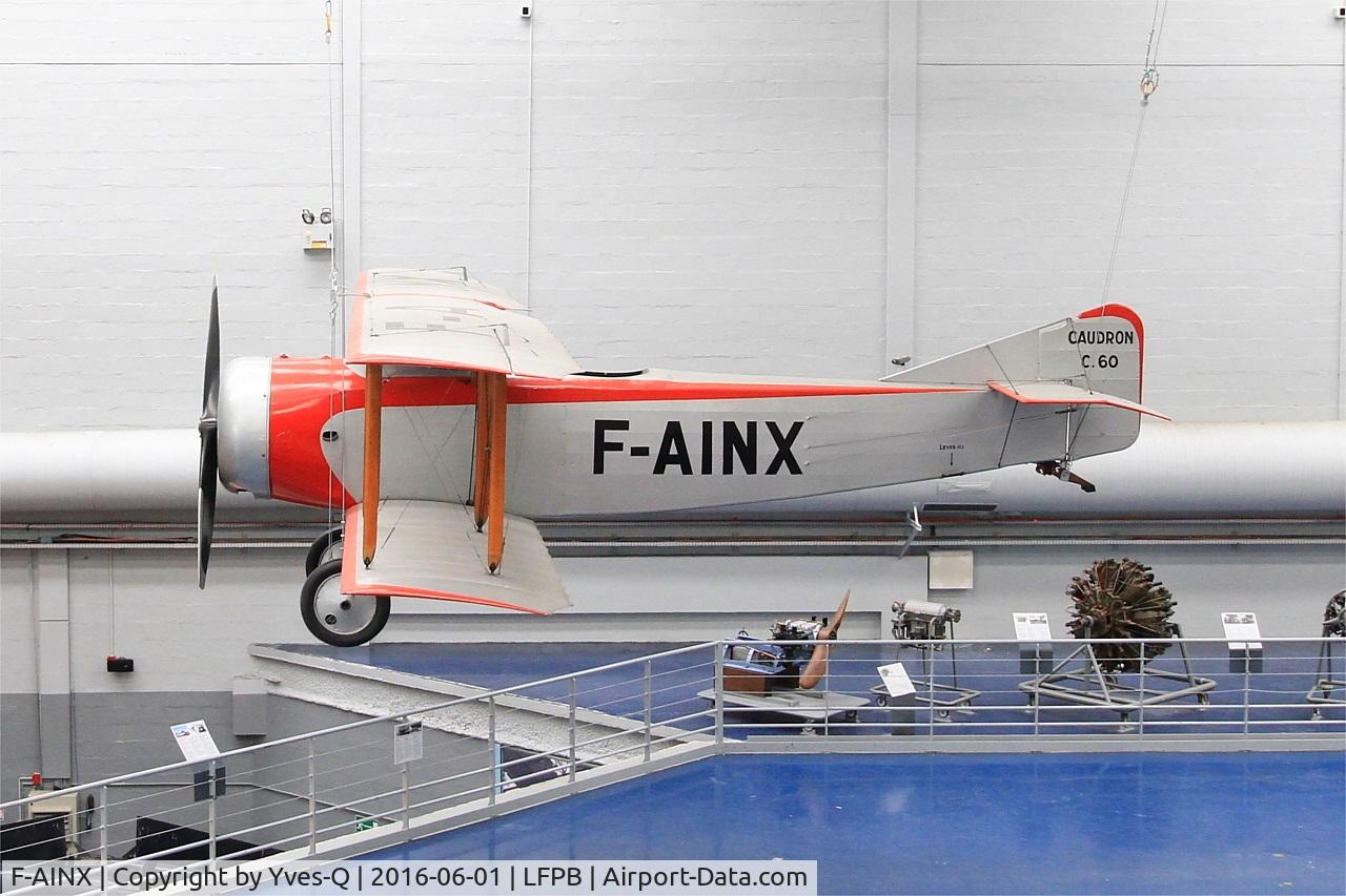 F-AINX, Caudron C.60 C/N 6184/49, Caudron C.60, Exibited at Air & Space Museum Paris-Le Bourget (LFPB)