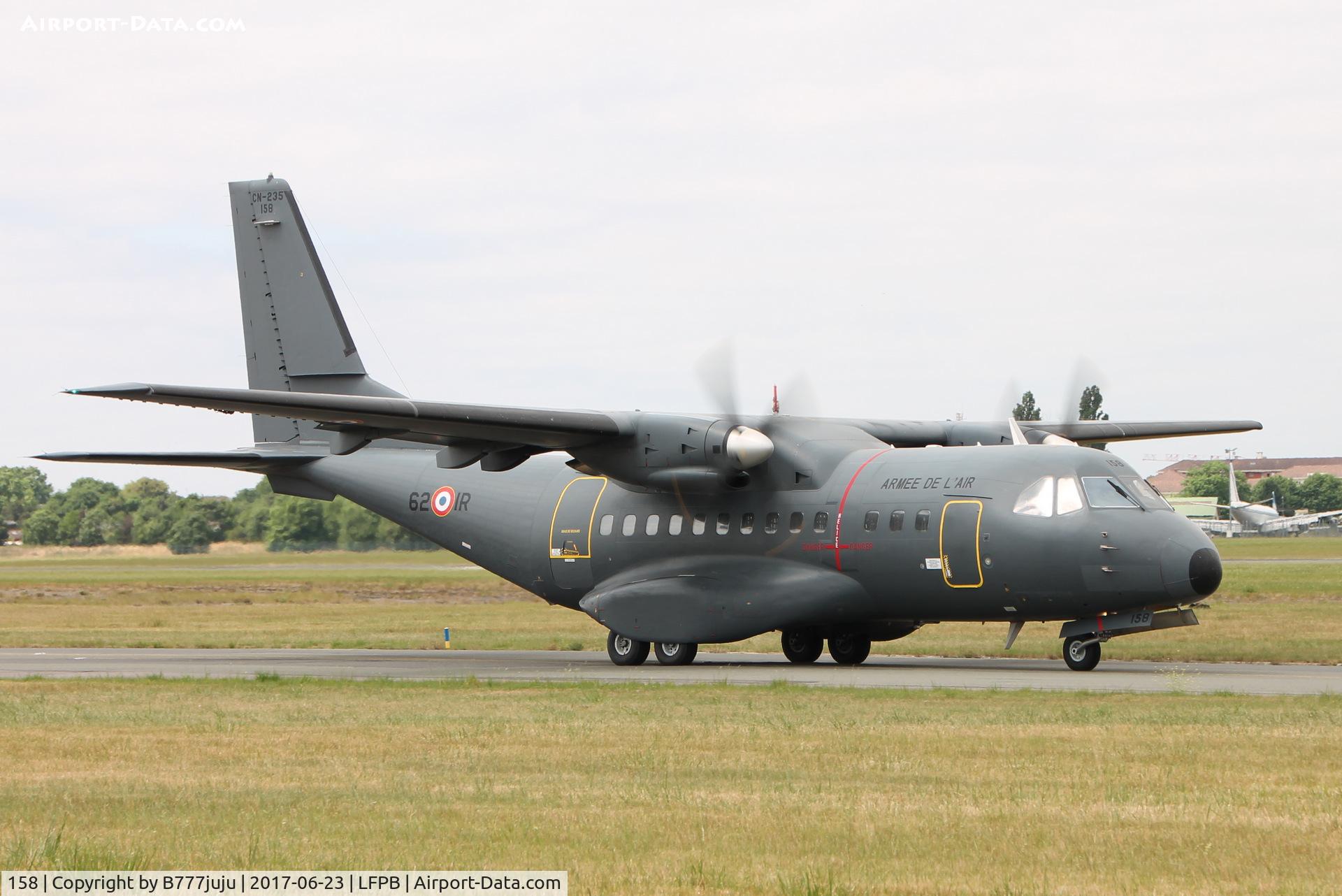 158, Airtech CN-235-200M C/N C158, on display at SIAE 2017