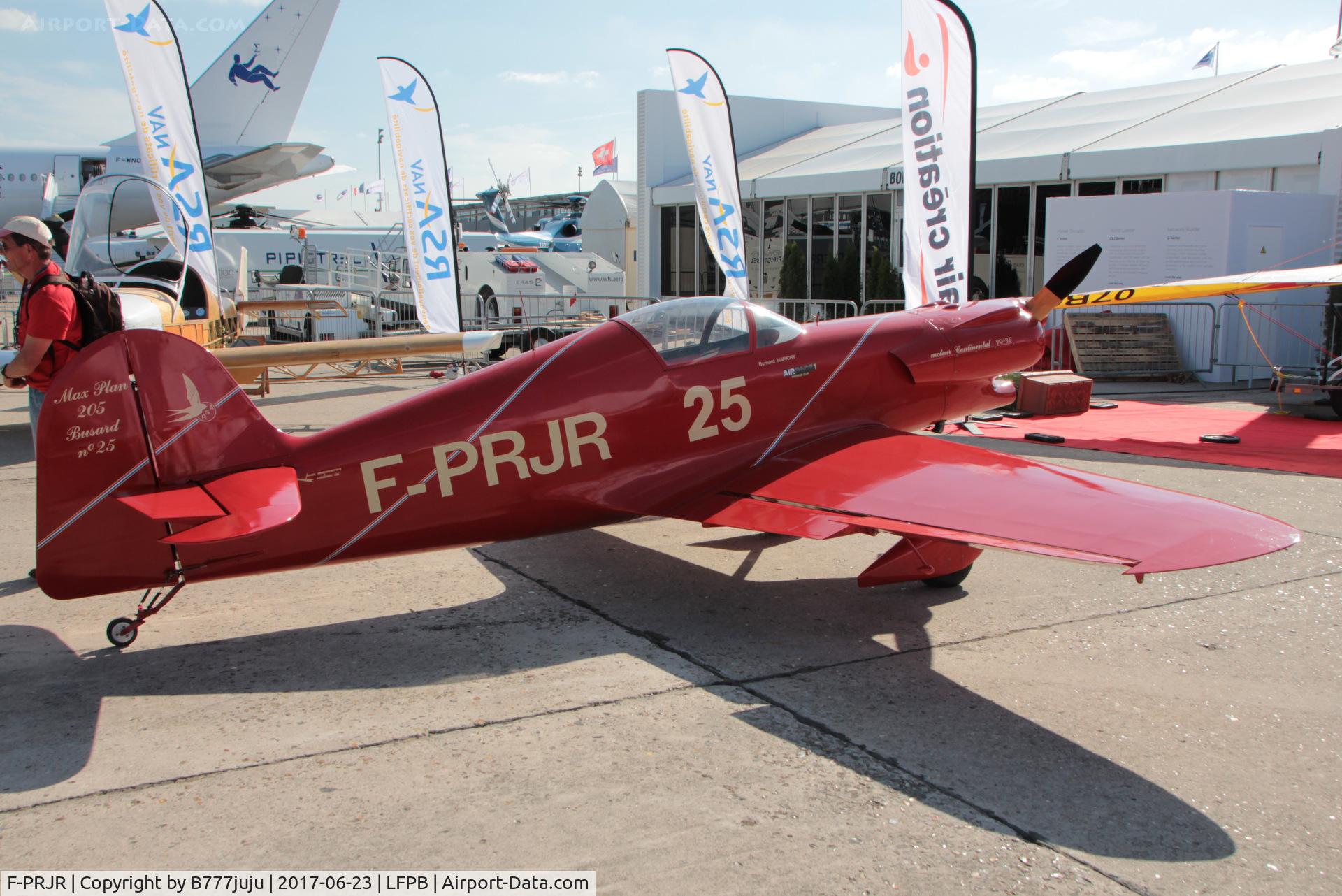 F-PRJR, Max Plan MP.204 Busard C/N 25, on display at SIAE 2017
