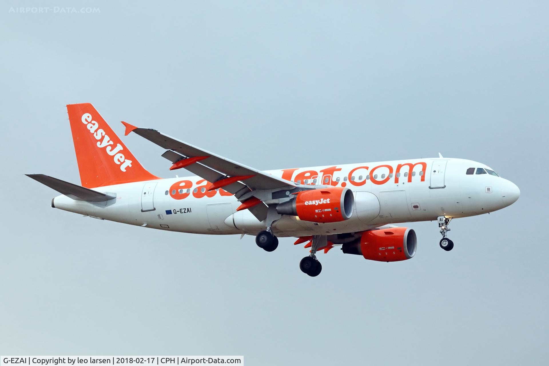 G-EZAI, 2006 Airbus A319-111 C/N 2735, Copenhagen 17.2.2018
