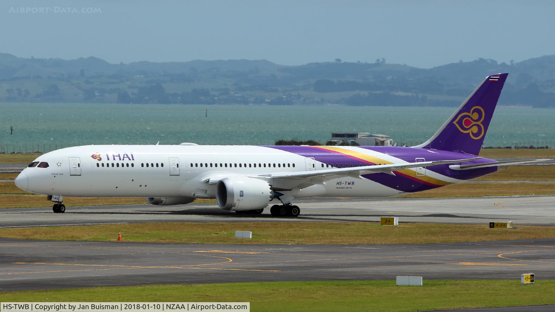 HS-TWB, 2017 Boeing 787-9 Dreamliner Dreamliner C/N 38780, Thai