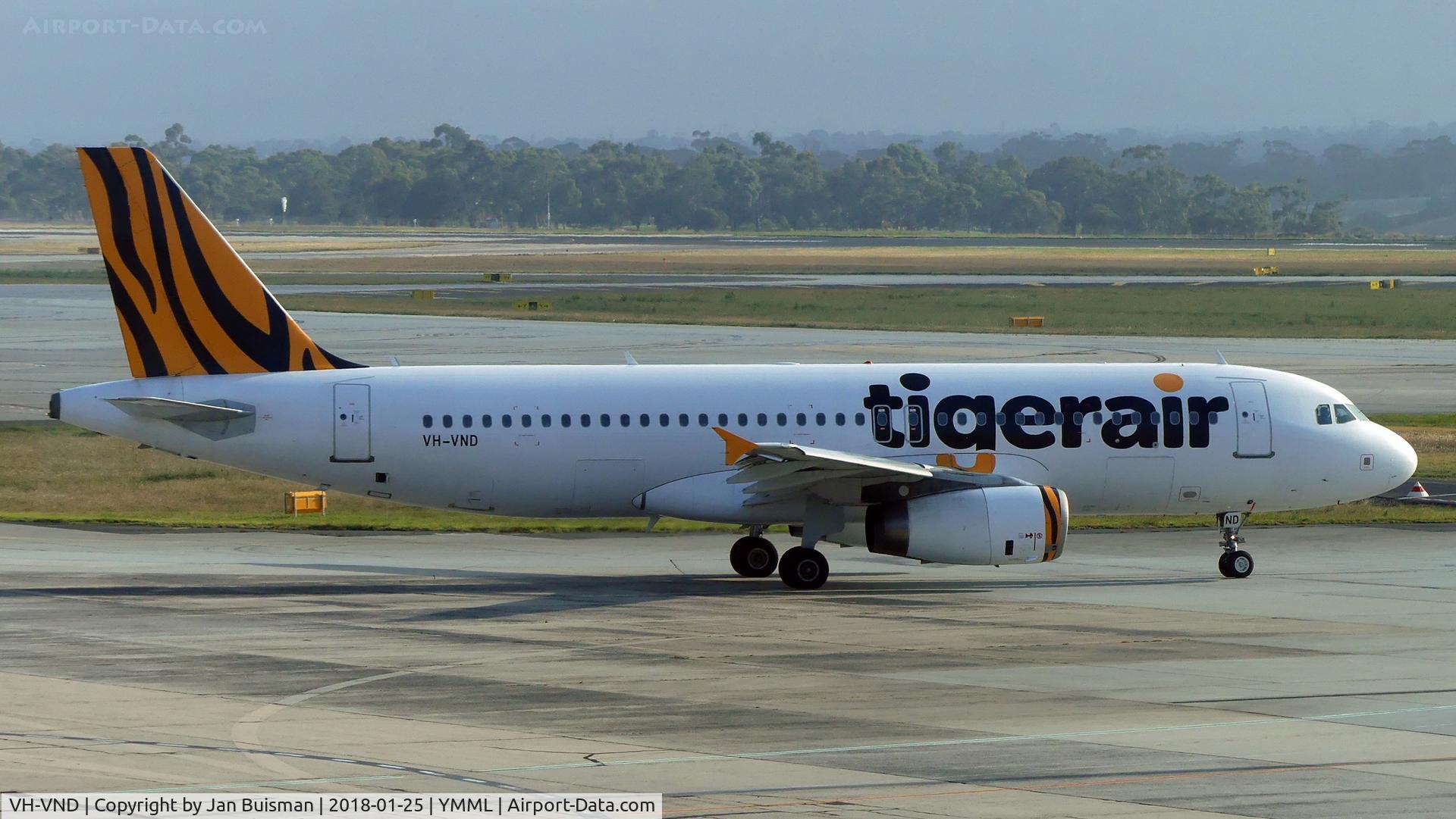 VH-VND, 2007 Airbus A320-232 C/N 3296, Tigerair Australia