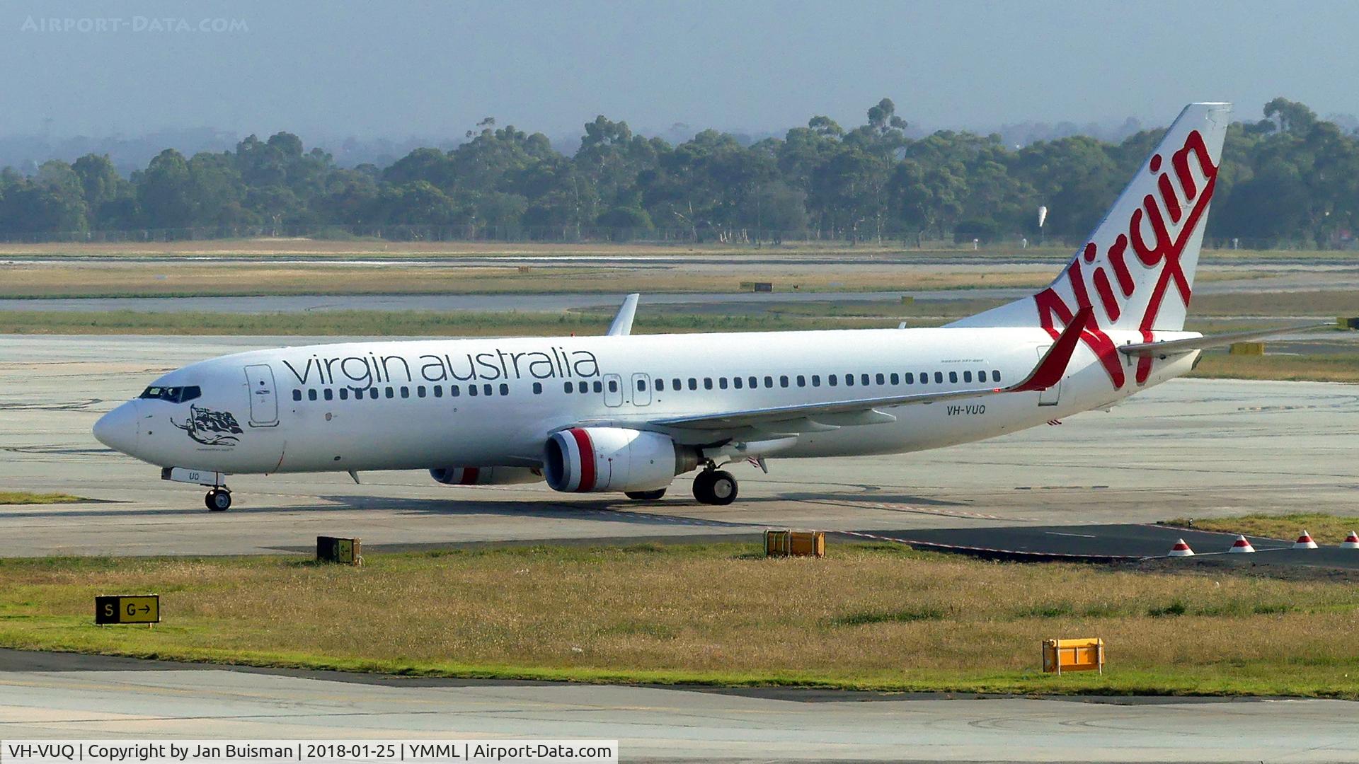 VH-VUQ, 2008 Boeing 737-8FE C/N 36605, Virgin Australia