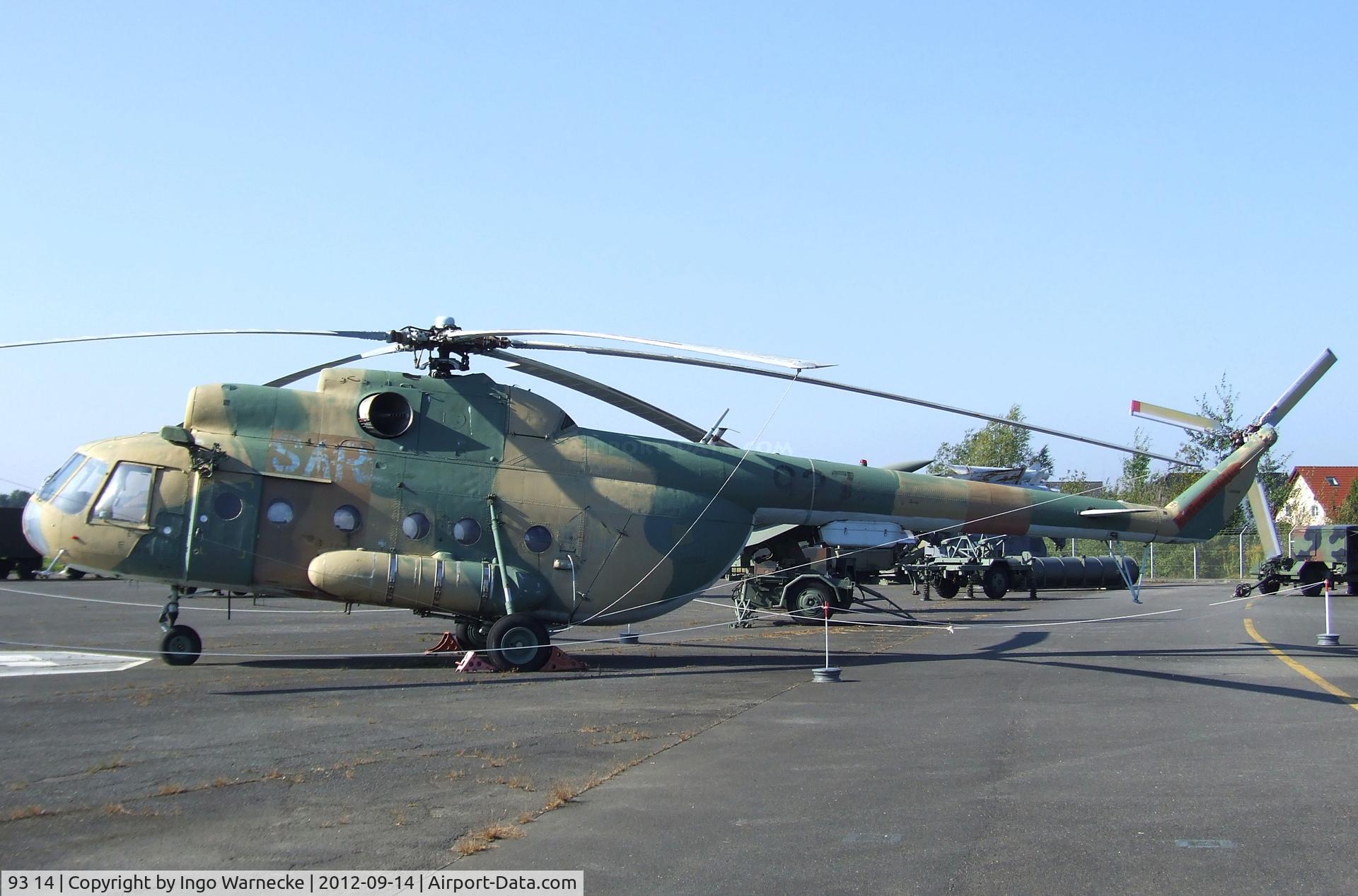 93 14, Mil Mi-8T Hip C/N 10543, Mil Mi-8T HIP at the Luftwaffenmuseum, Berlin-Gatow