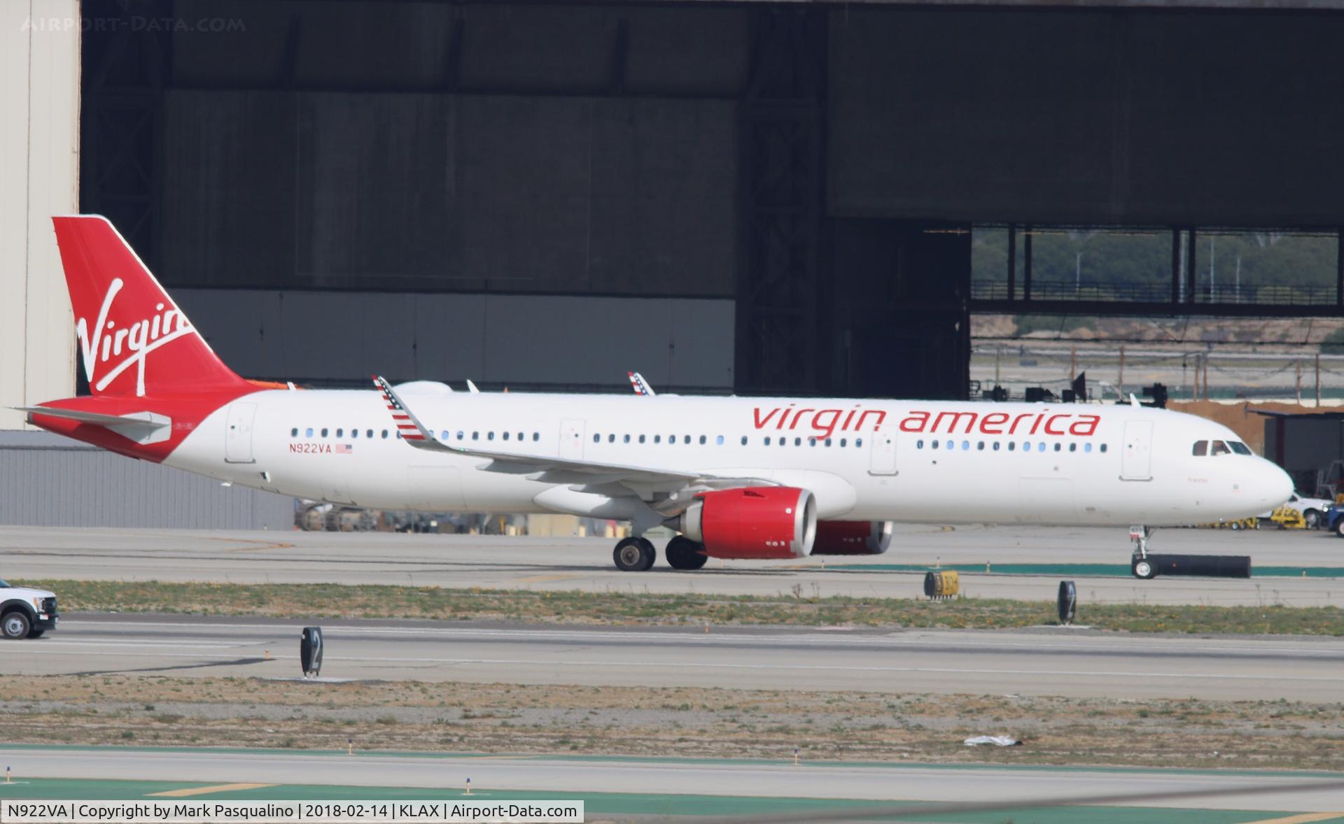 N922VA, 2017 Airbus A321-253N C/N 7639, Airbus A321
