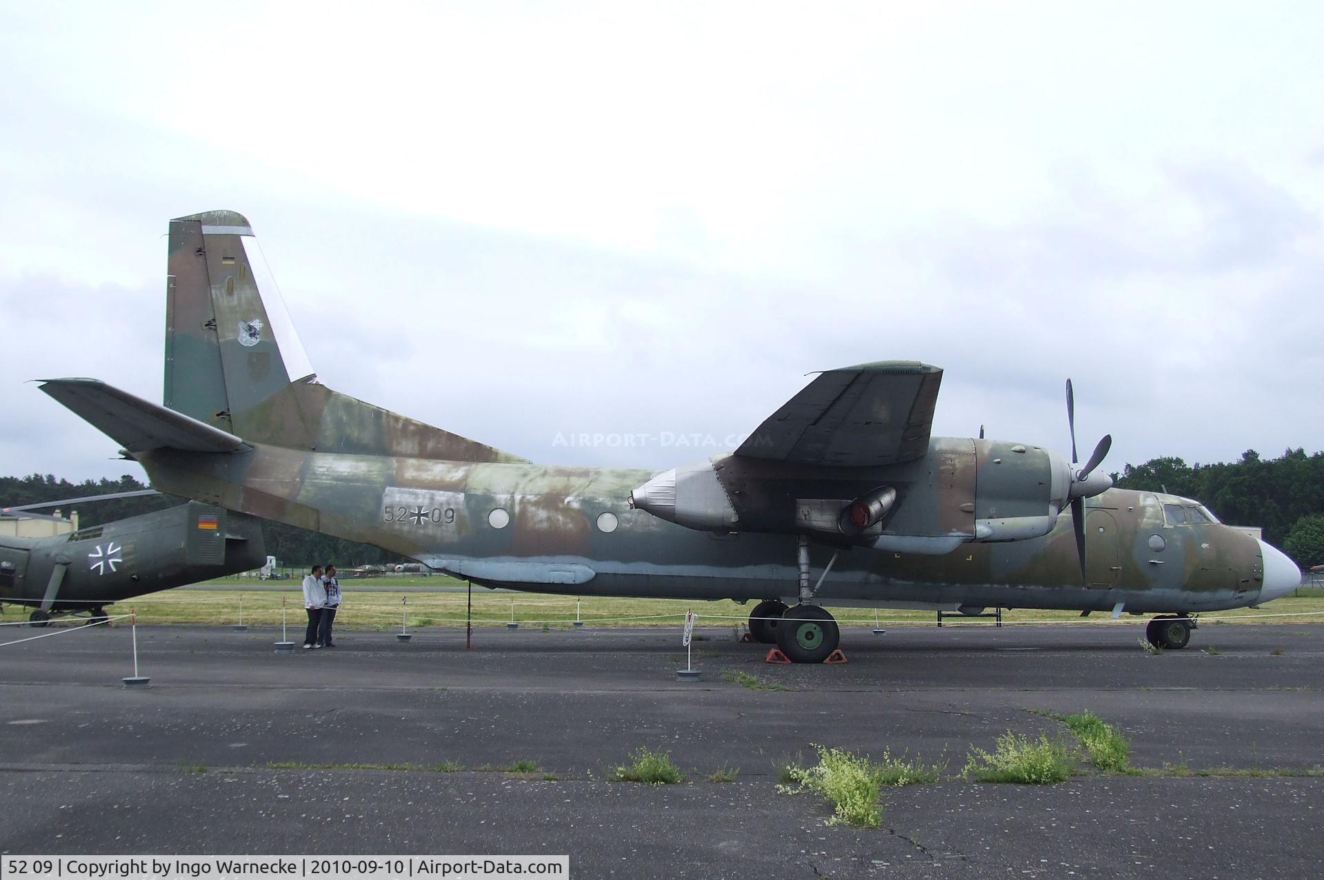 52 09, 1981 Antonov An-26SM C/N 114-02, Antonov An-26SM CURL at the Luftwaffenmuseum, Berlin-Gatow
