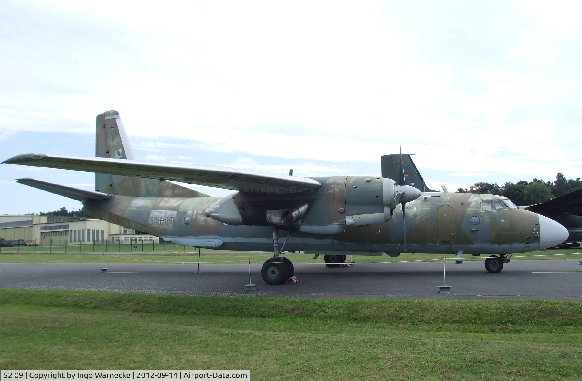 52 09, 1981 Antonov An-26SM C/N 114-02, Antonov An-26SM CURL at the Luftwaffenmuseum, Berlin-Gatow