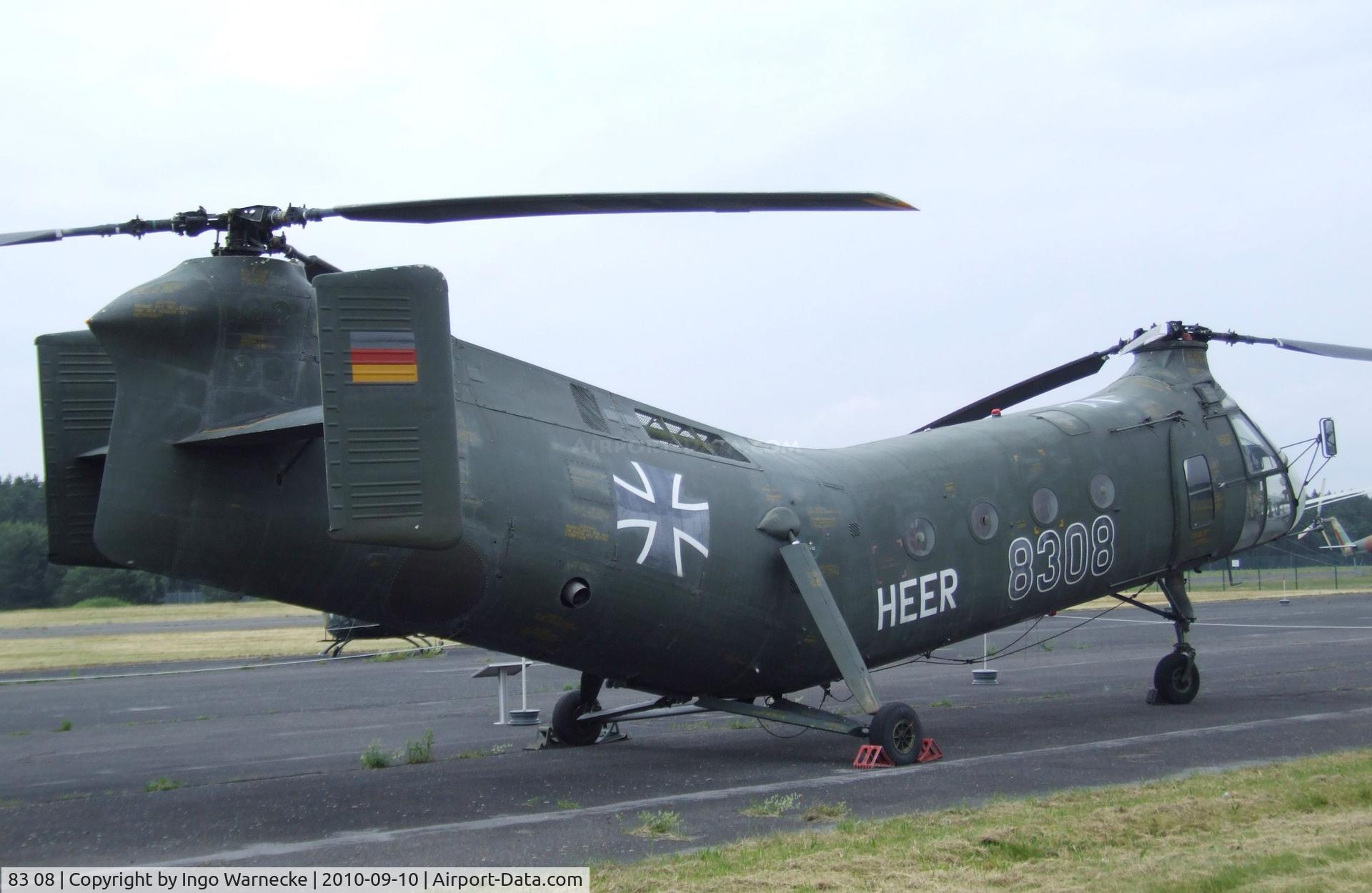 83 08, Vertol (Piasecki) H-21C Shawnee C/N WG8, Piasecki (Vertol) H-21C Shawnee at the Luftwaffenmuseum, Berlin-Gatow