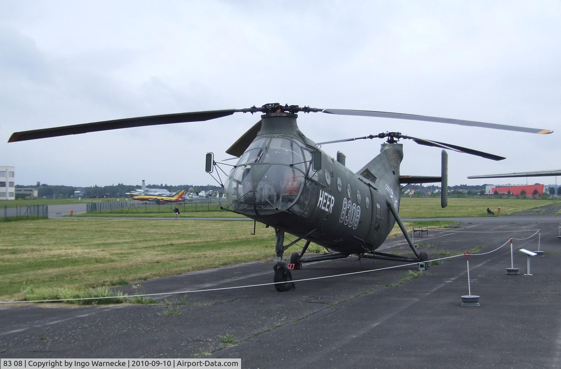 83 08, Vertol (Piasecki) H-21C Shawnee C/N WG8, Piasecki (Vertol) H-21C Shawnee at the Luftwaffenmuseum, Berlin-Gatow